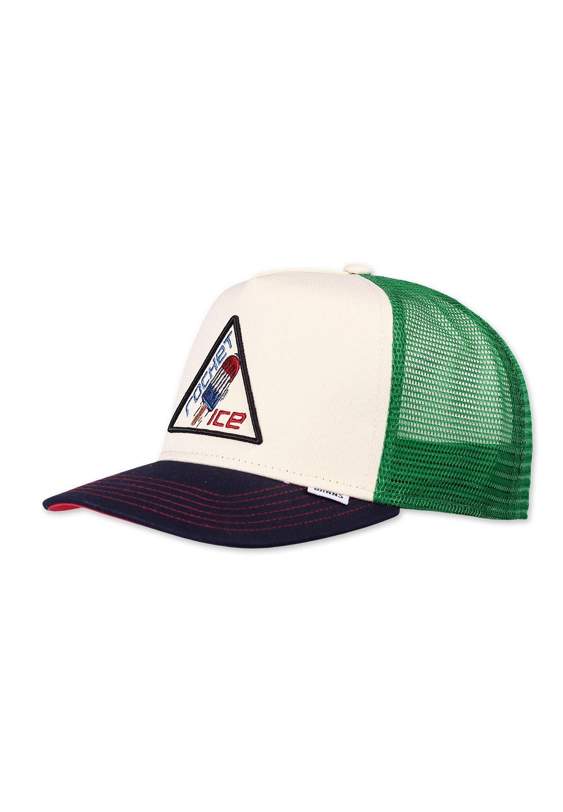 Trucker Cap Djinns Trucker Cap HFT FOOD ROCKET ICE Fossil Beige Dunkelblau Grün