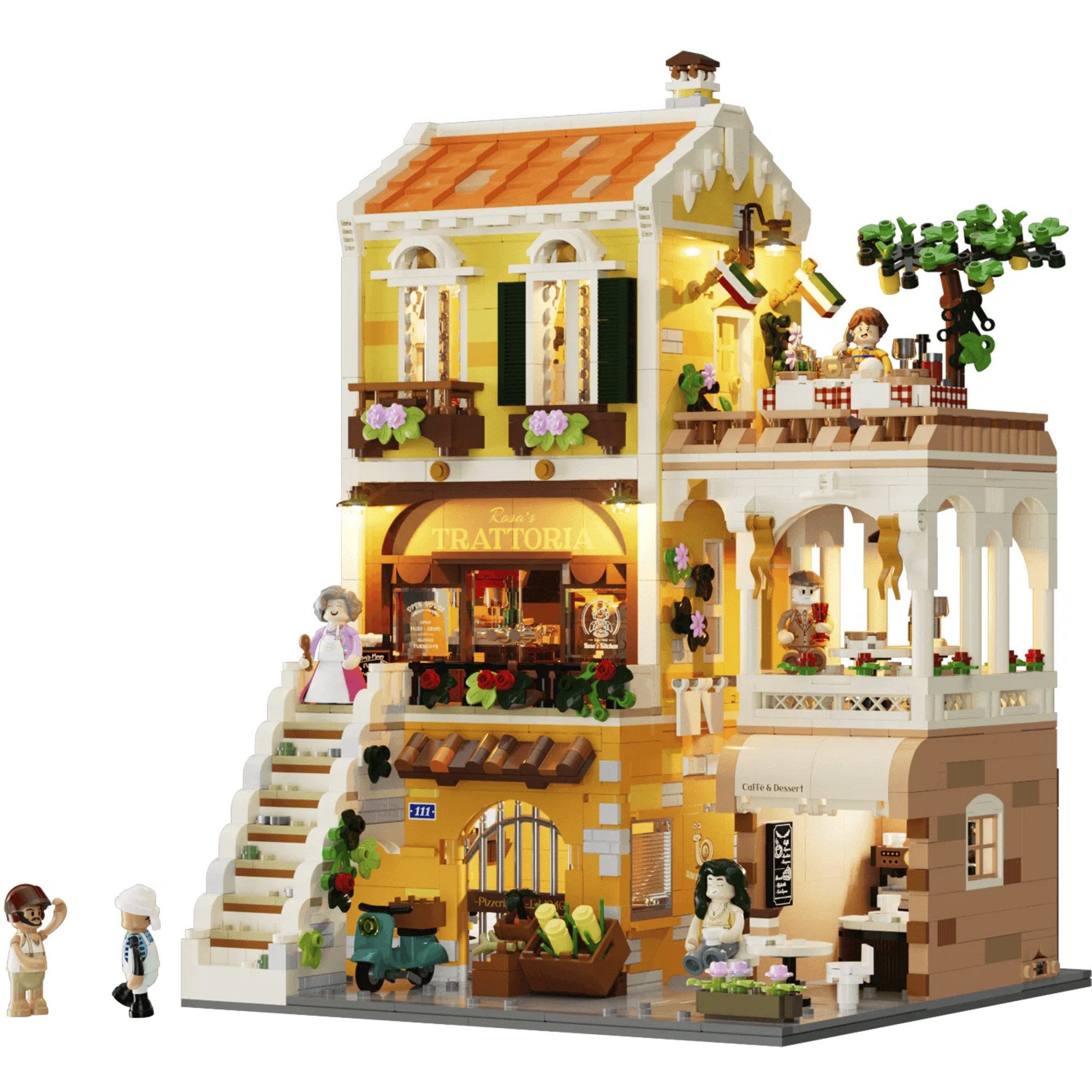 Lumibricks Lumibricks Italienisches Restaurant mit Spielbausteine