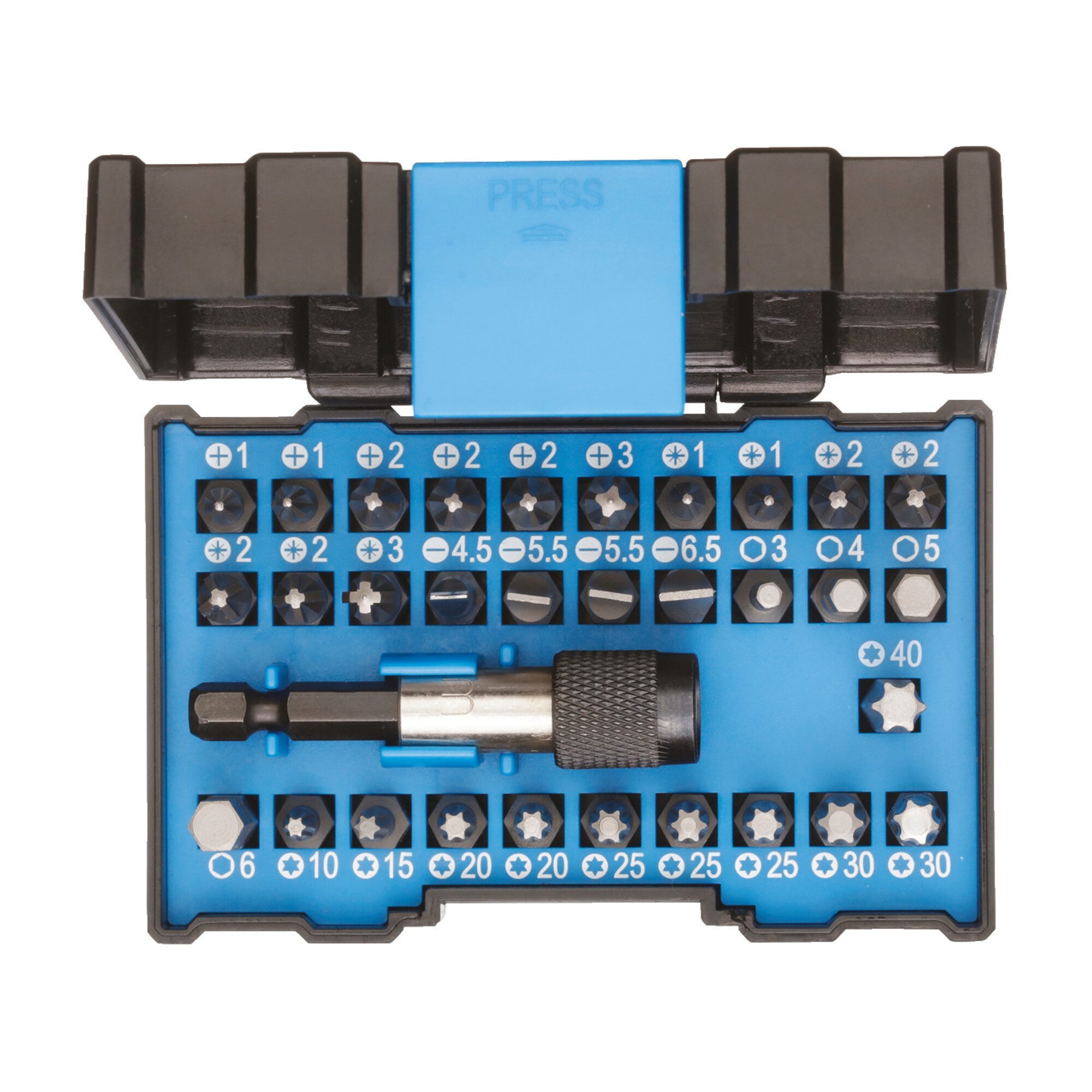 Gedore Bit-Set Gedore Bit-Box Allround, 32-teilig, Bit-Set mit Bit-Halter und