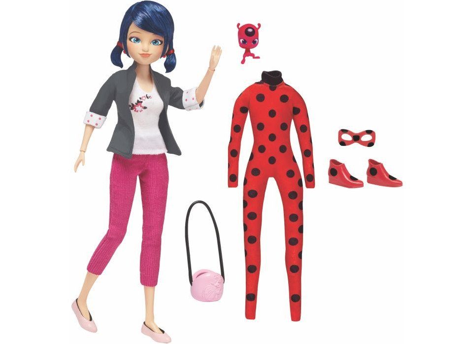 Miraculous Anziehpuppe Bandai - Miraculous Puppe mit Bekleidung,ca. 26cm