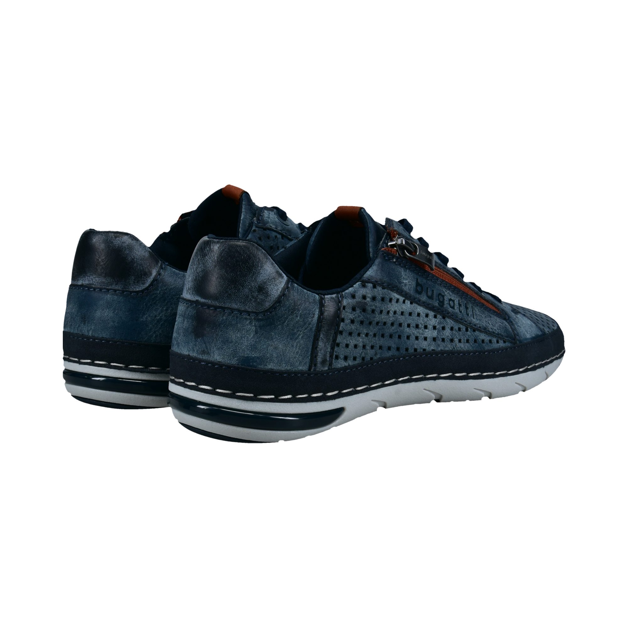 bugatti Sneaker Halbschuh, Freizeitschuh mit praktischem Reißverschluss günstig online kaufen