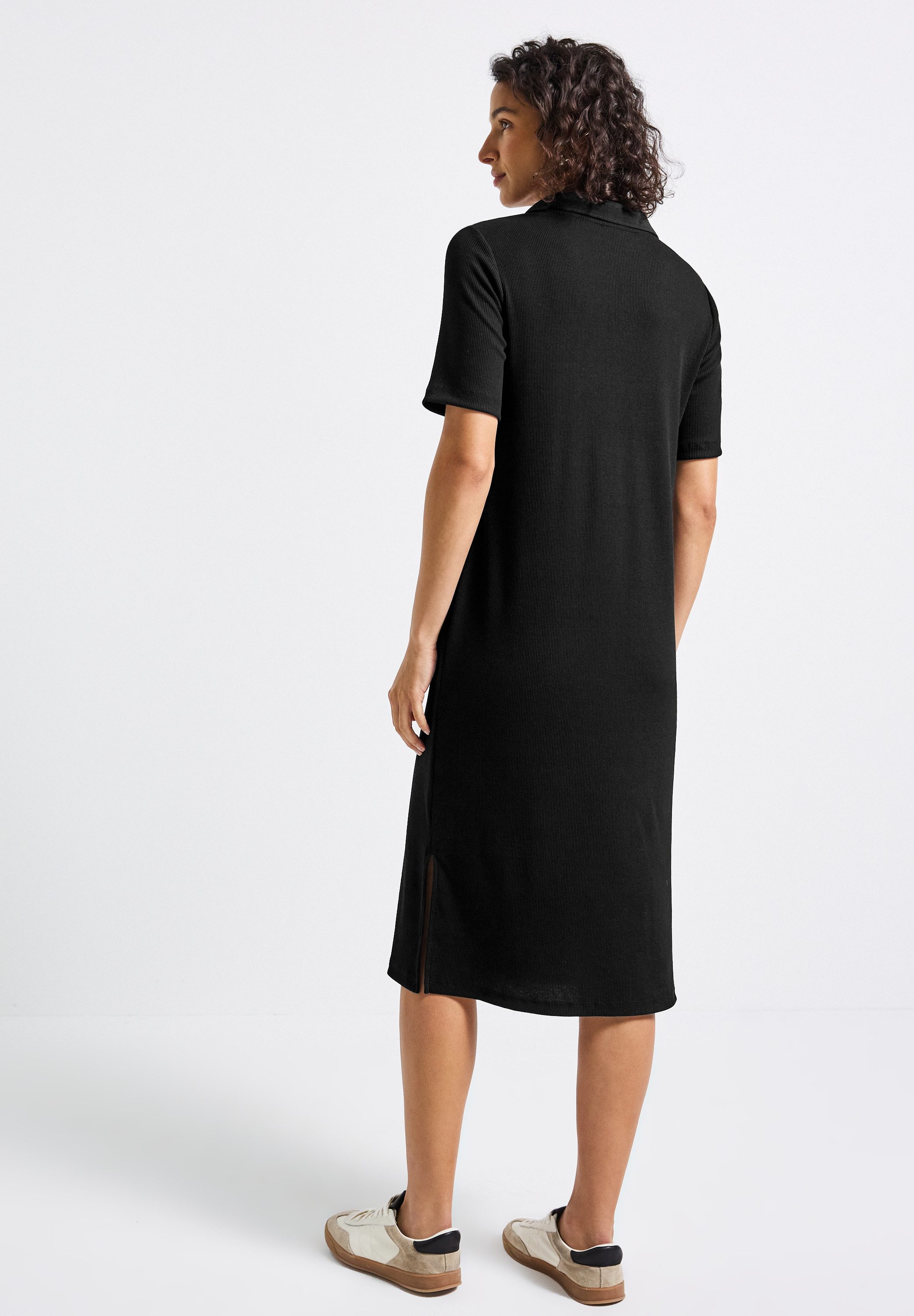 STREET ONE Midikleid in Unifarbe günstig online kaufen