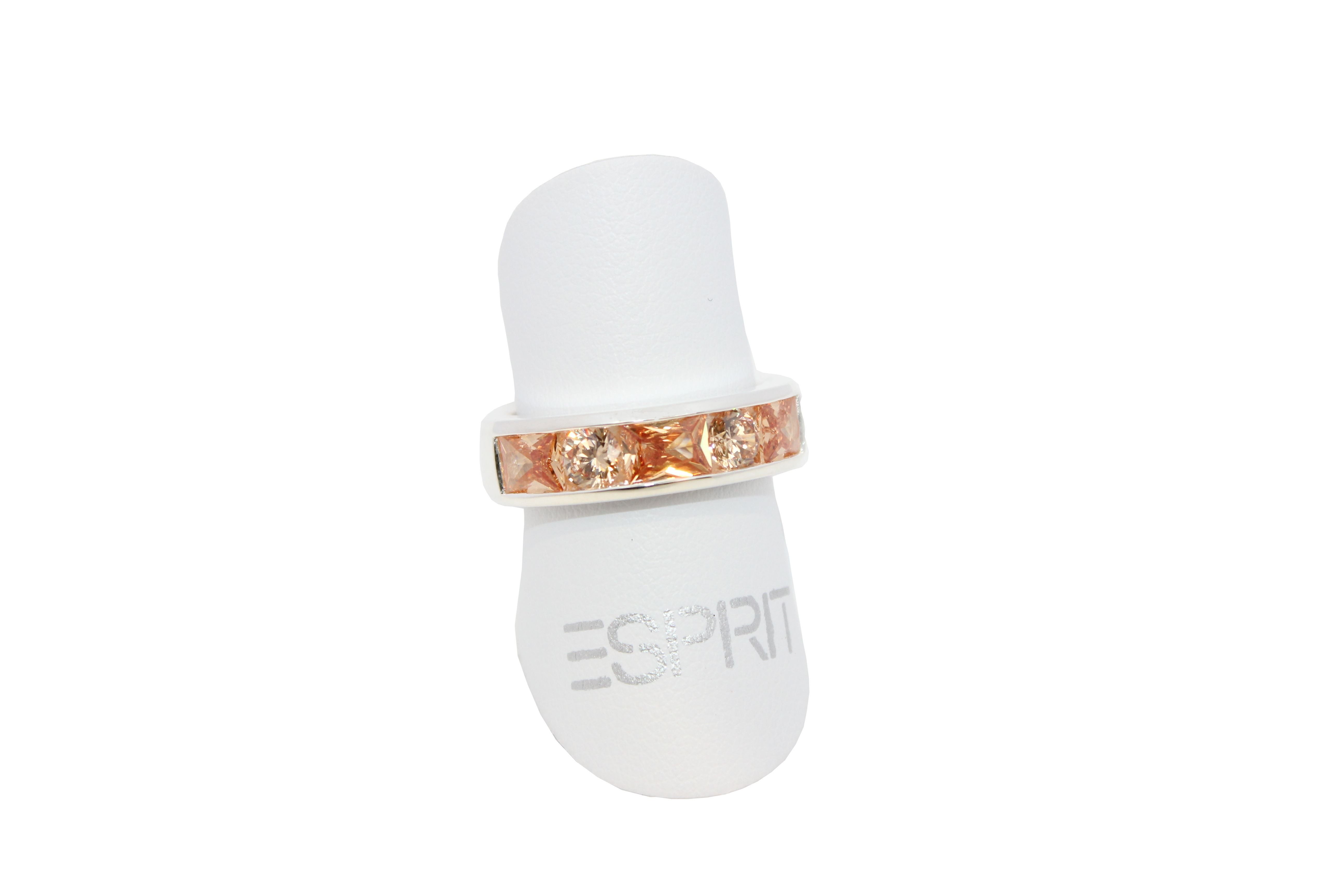 Esprit Fingerring Ring Damen 925er Sterling-Silber Gr. 56 (17,8mm) ESRG90936F180