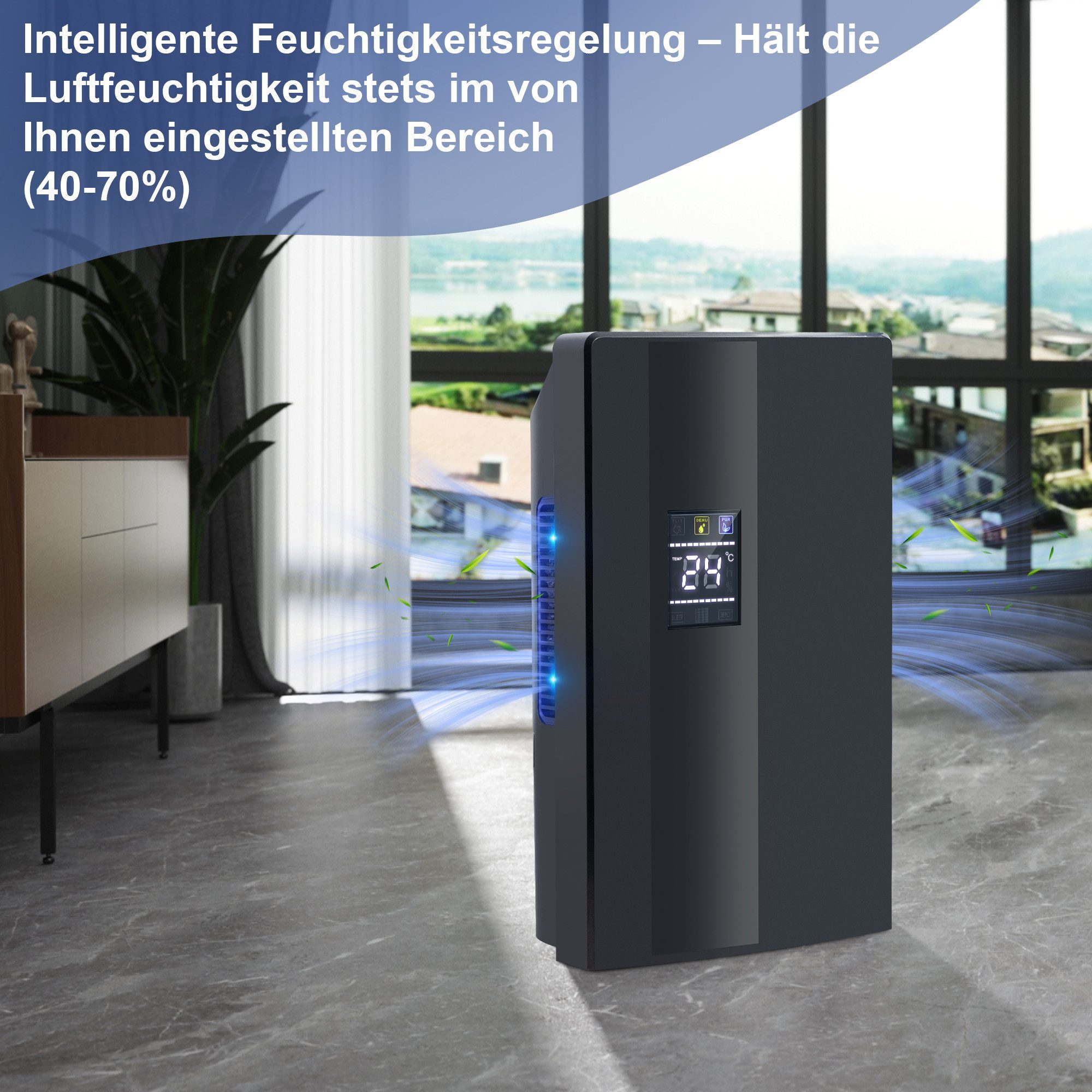 Nettlife Luftentfeuchter Elektrisch Entfeuchter 2000ml Raumentfeuchter günstig online kaufen