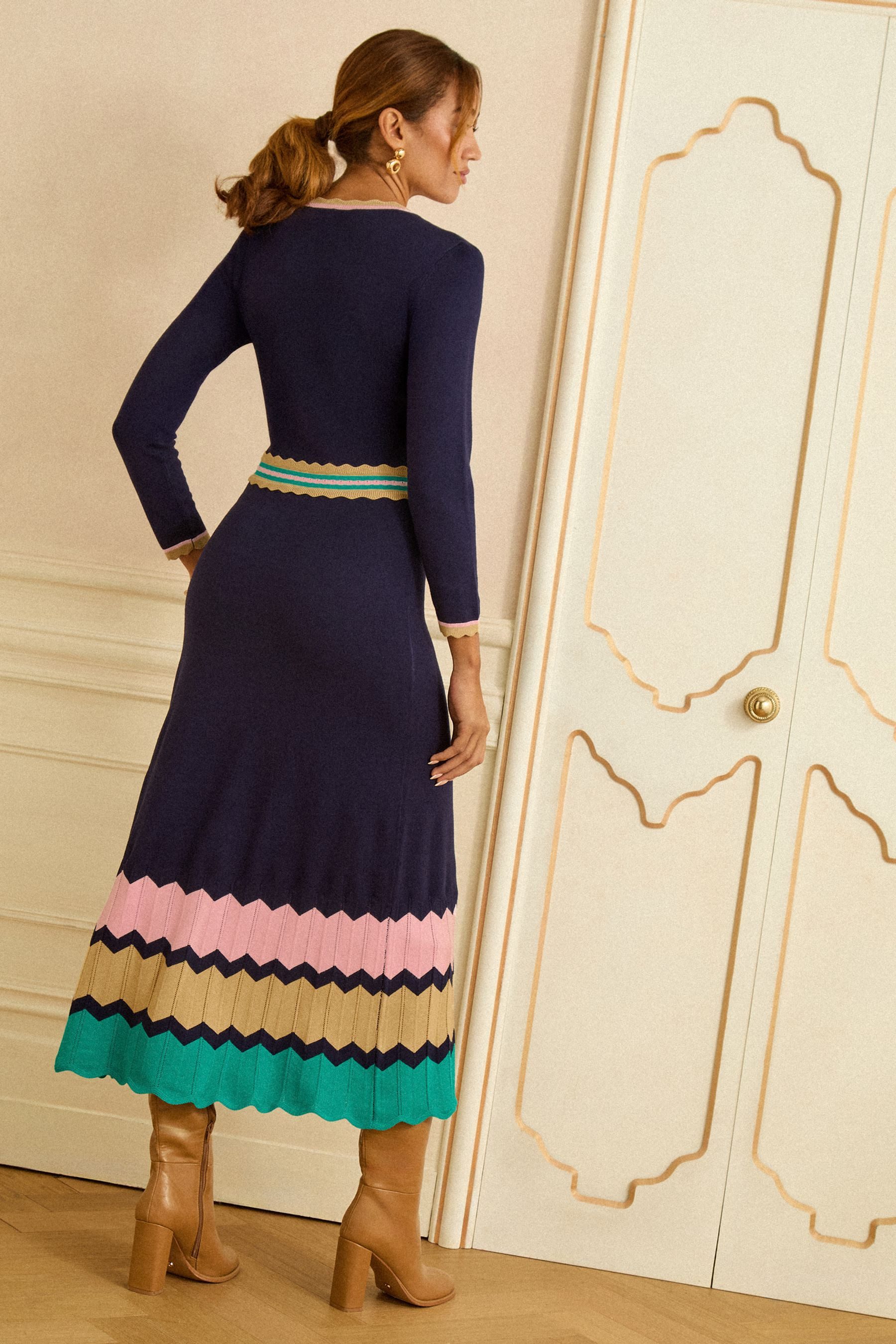 Love & Roses Midikleid Love & Roses Strick-Minikleid, Regular (1-tlg) günstig online kaufen