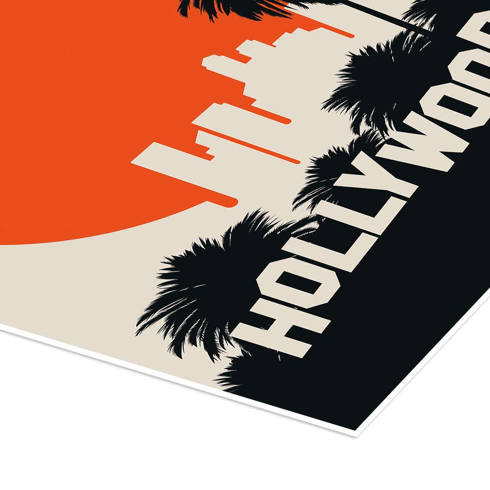 Posterlounge Wandbild Los Angeles 89, Bo Lundberg, erhältlich als Poster, Leinwandbild, Wandsticker oder Acrylglasbild