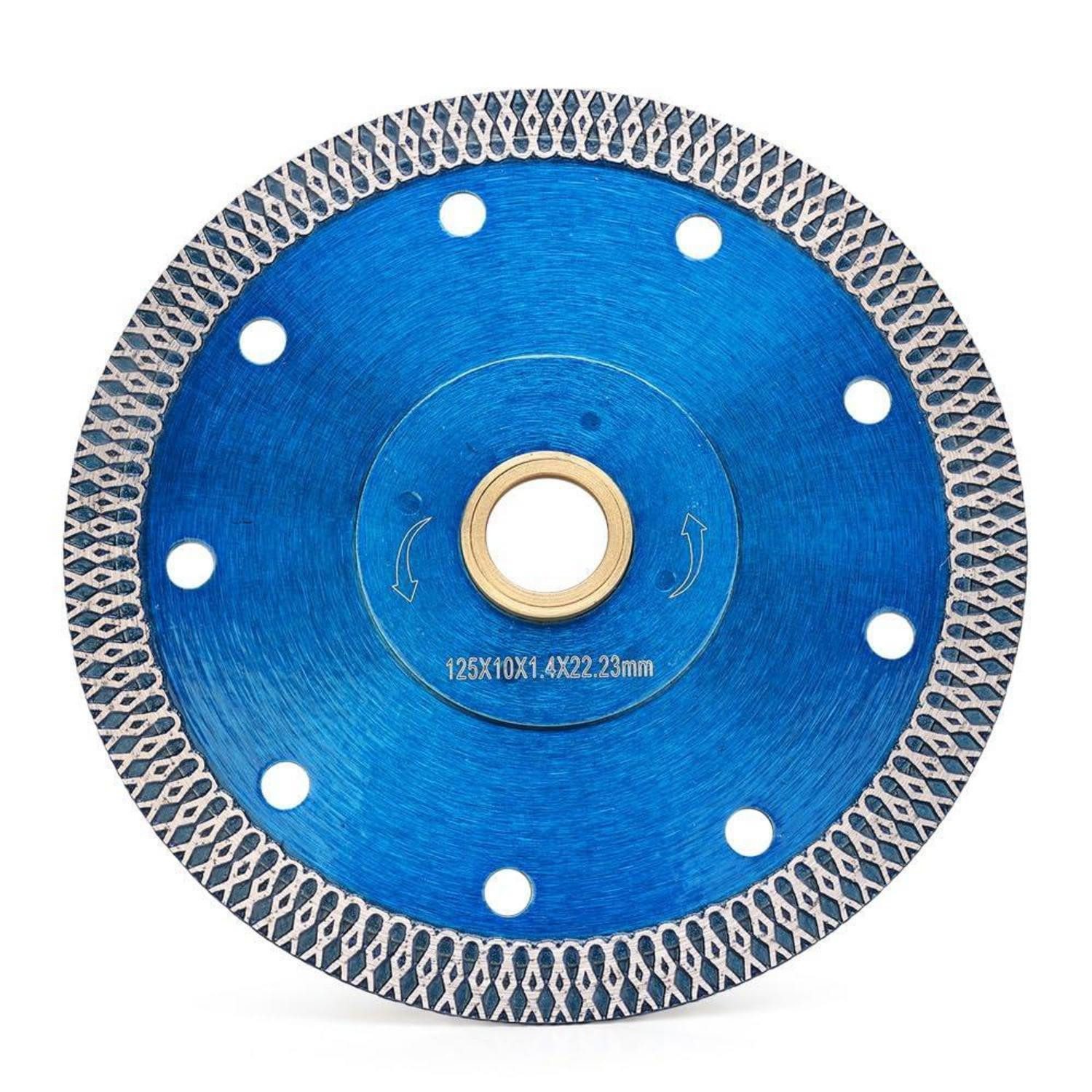 LuxusKollektion Diamanttrennscheibe Diamanttrennscheibe Turbo Granit Marmor Fliesen Beton 125mm – Bild 2 von 5