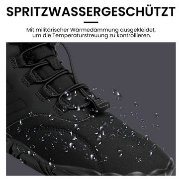 Daisred Winterstiefel Boots Schnürstiefel Wanderschuhe Outdoorschuhe Stiefel