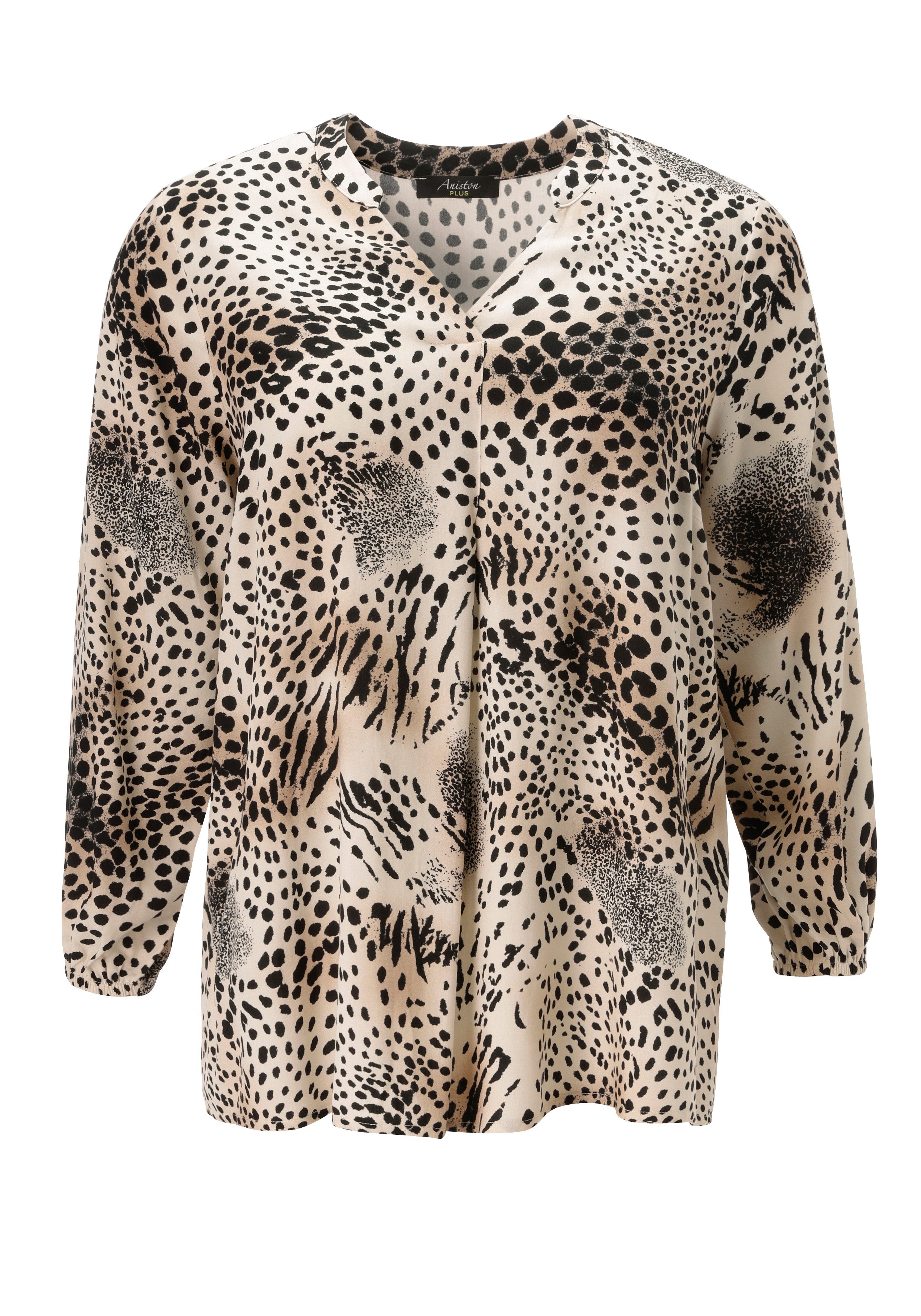 Aniston PLUS Schlupfbluse in trendigem Animalprint - NEUE KOLLEKTION – Bild 5 von 5