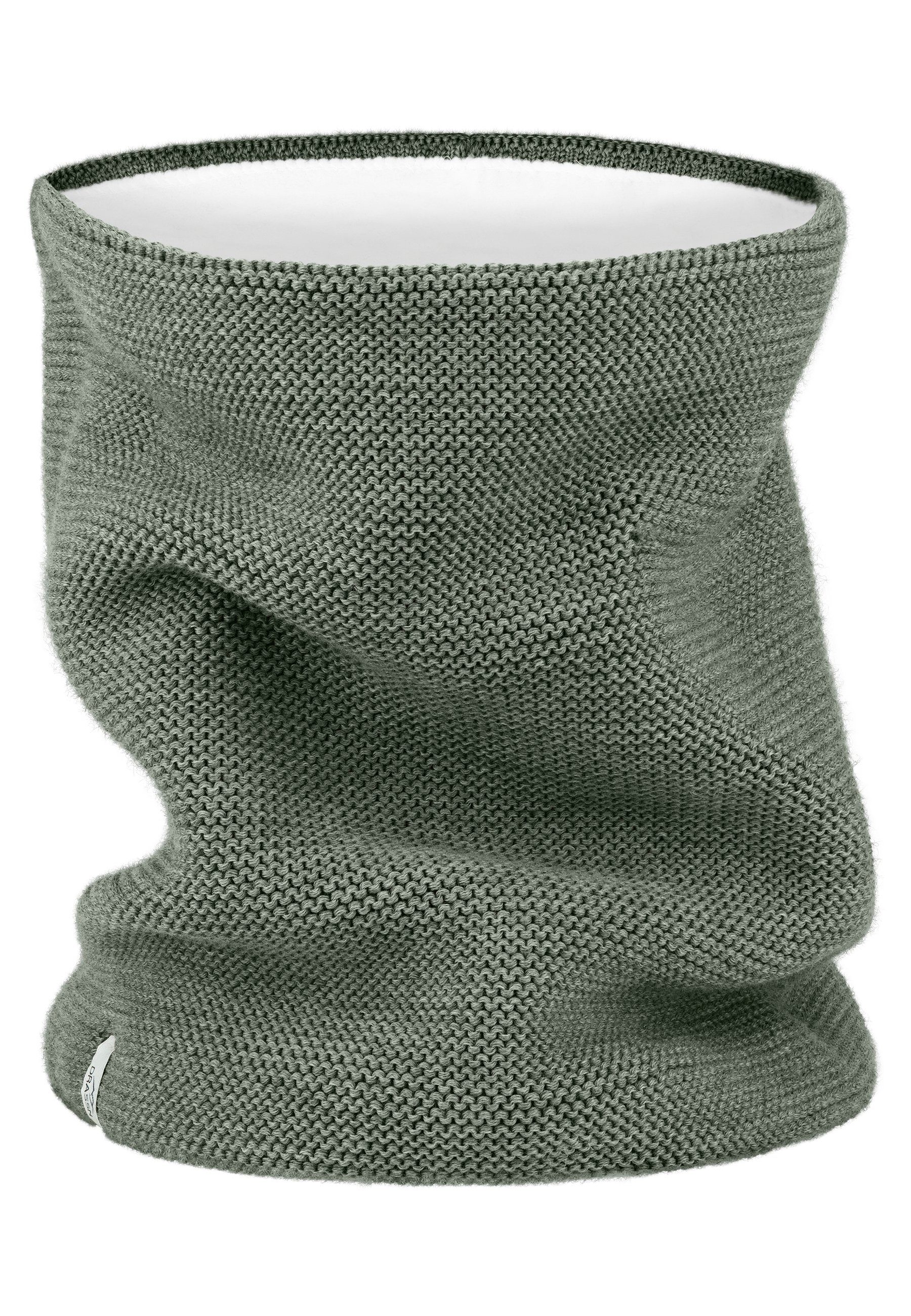 Merino Schal GERMANY Grün Loop MADE Strickschal DRASSN Recycelt Stück), - Parkstein, (1 IN -