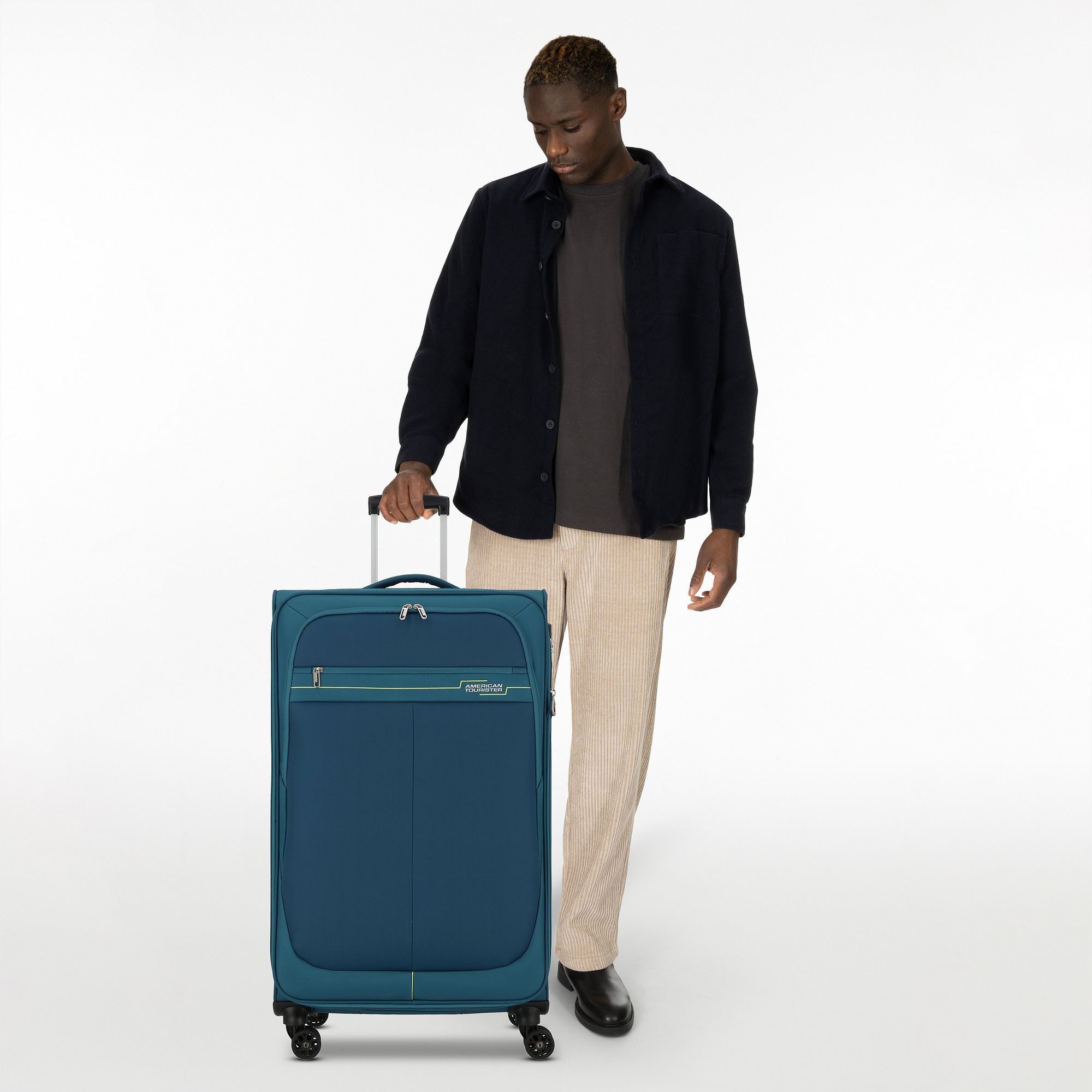 American Tourister® Weichgepäck-Trolley Deep Dive, 4 Rollen, Polyester