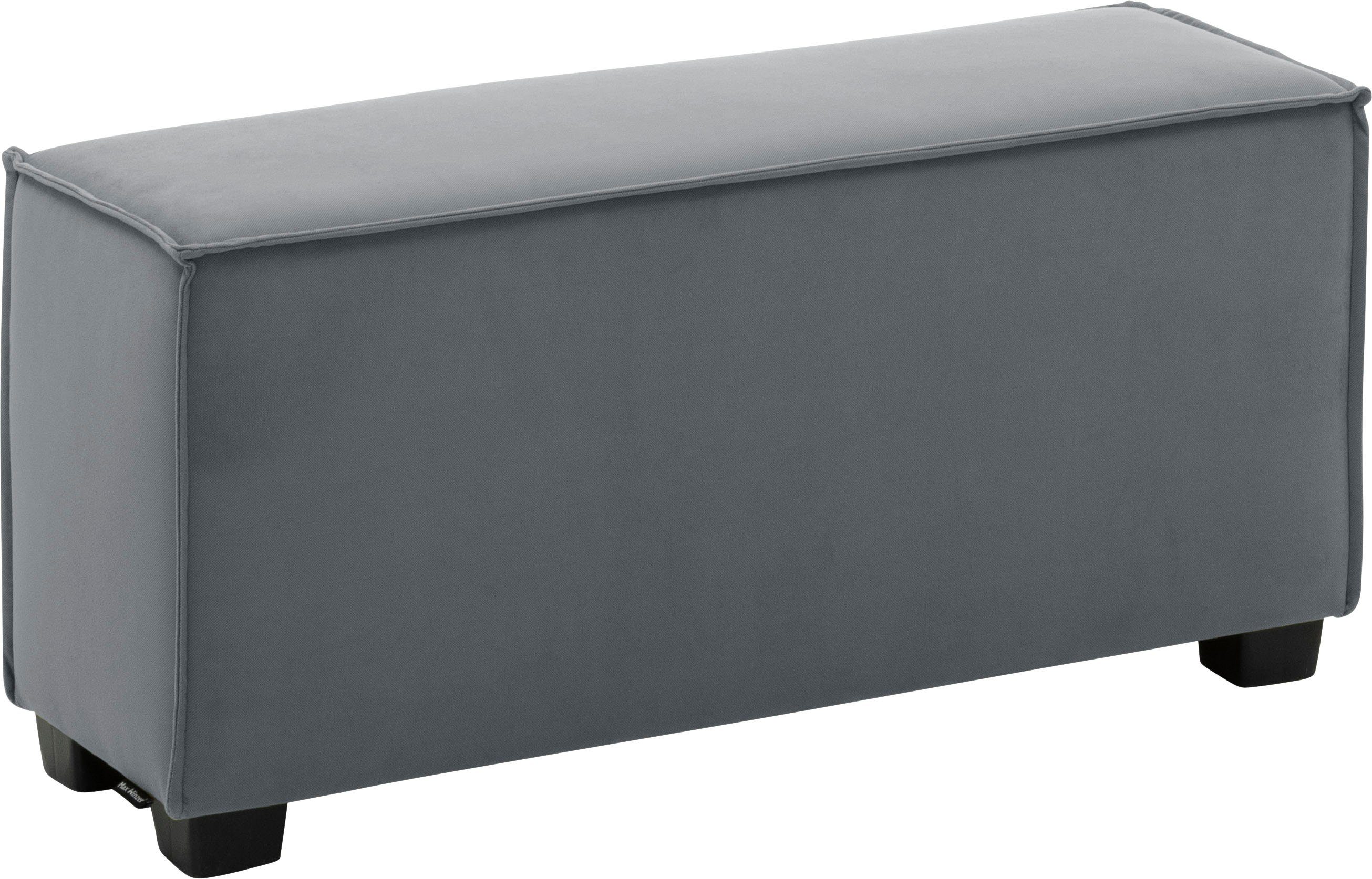 Max Winzer® Sofaelement MOVE, Einzelelement 90/30/42 cm, individuell kombinierbar grau | Sofaelemente