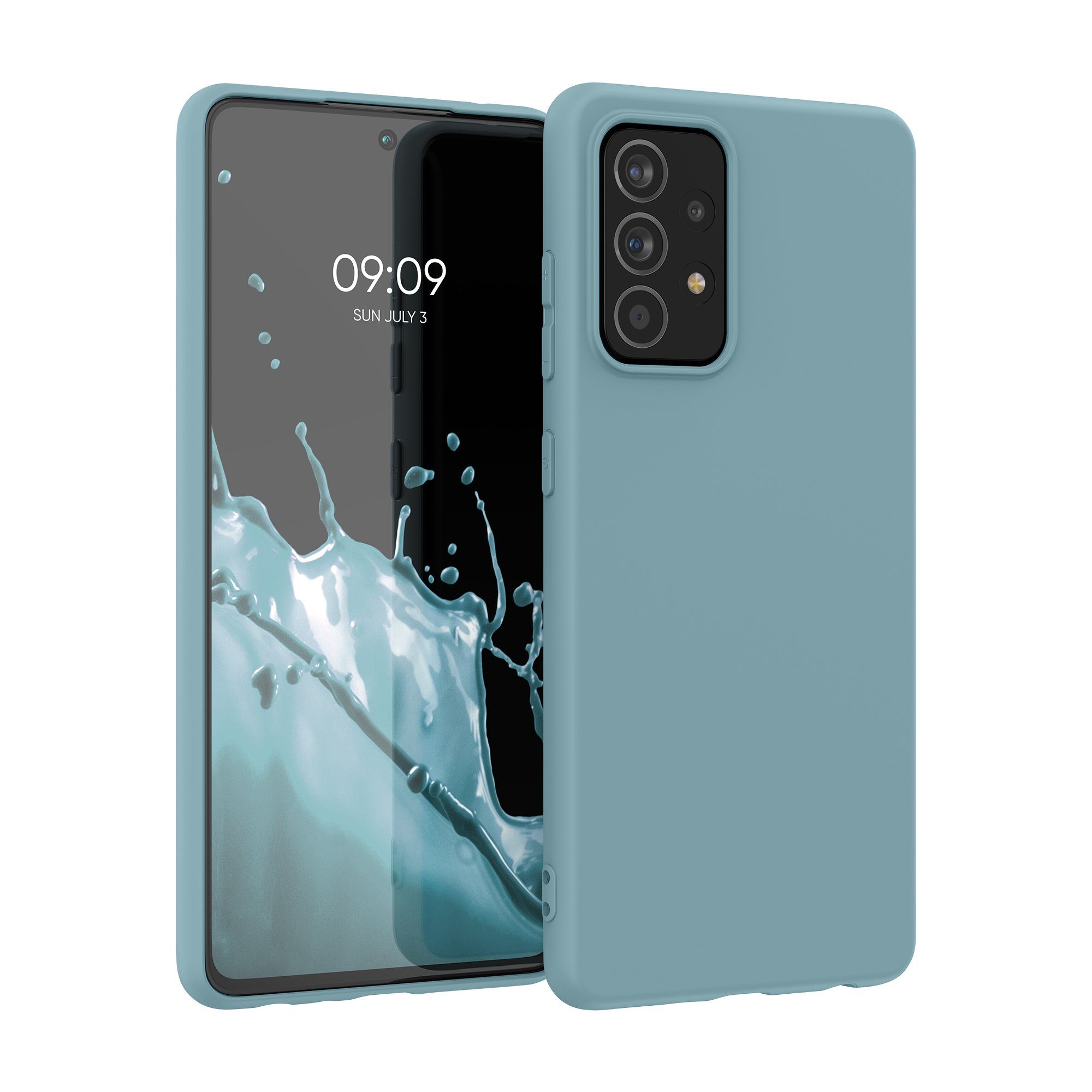 kwmobile Handyhülle Hülle für Samsung Galaxy A52 / A52 5G / A52s 5G, Hülle Silikon - Soft Handyhülle - Handy Case Cover