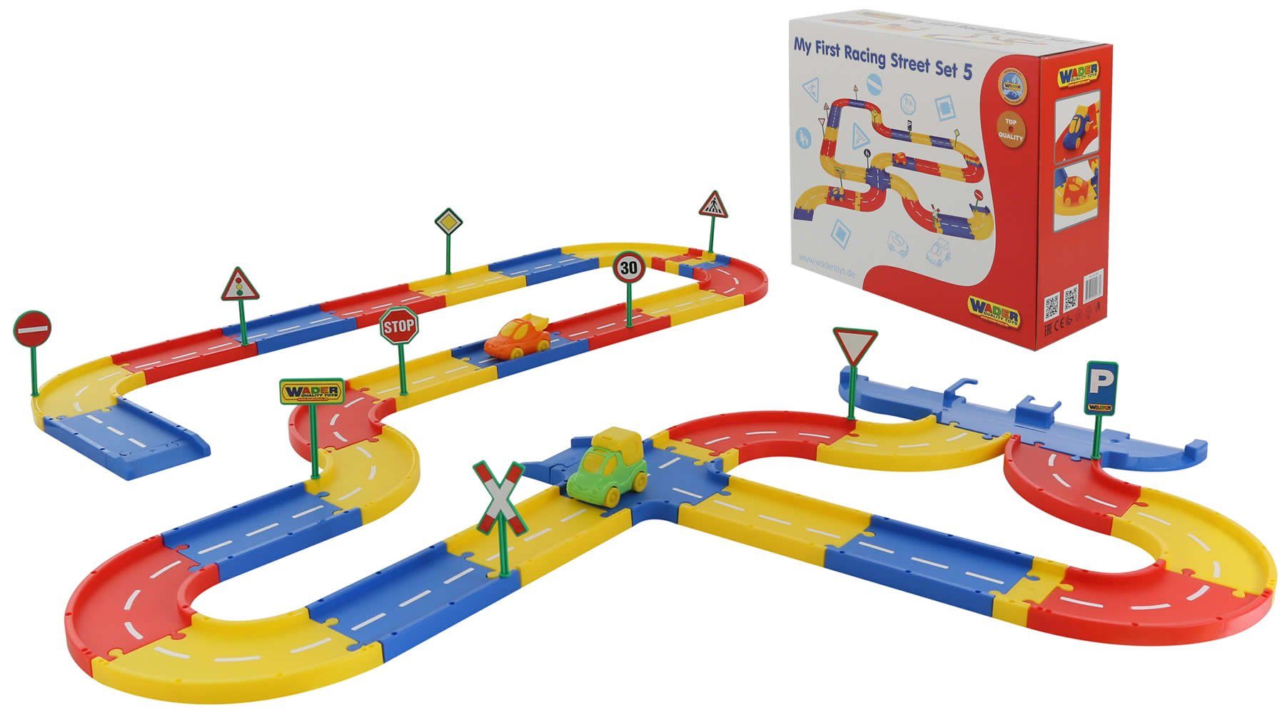 WADER QUALITY TOYS Spielzeug-Auto Spielstraße 5 günstig online kaufen