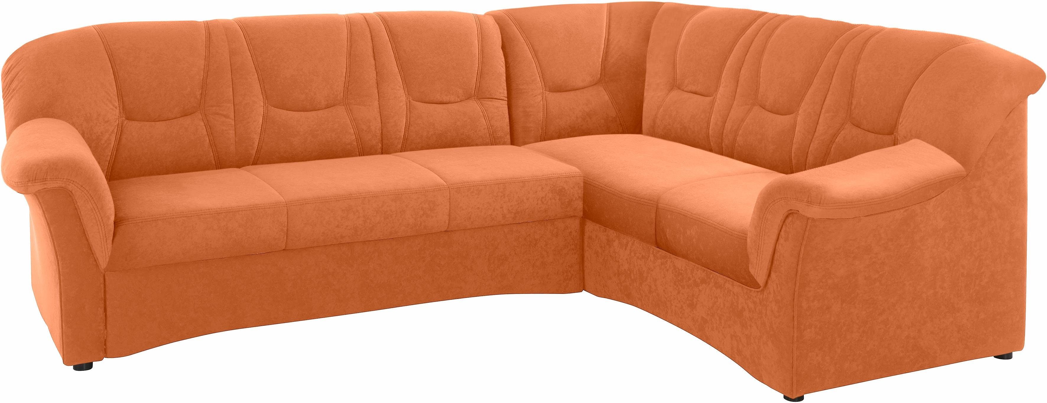 DOMO collection Ecksofa "Sarafina zeitlos und komfortabel, optional mit Fed günstig online kaufen