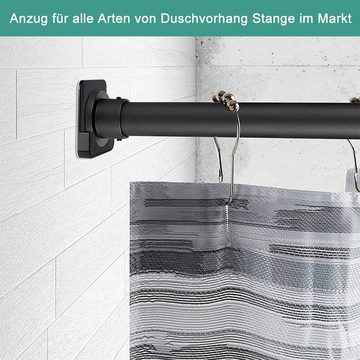 Duschstangen-Deckenhalter Duschvorhangstange Spannhalter, Duschstangenhalterung für Wand, GelldG