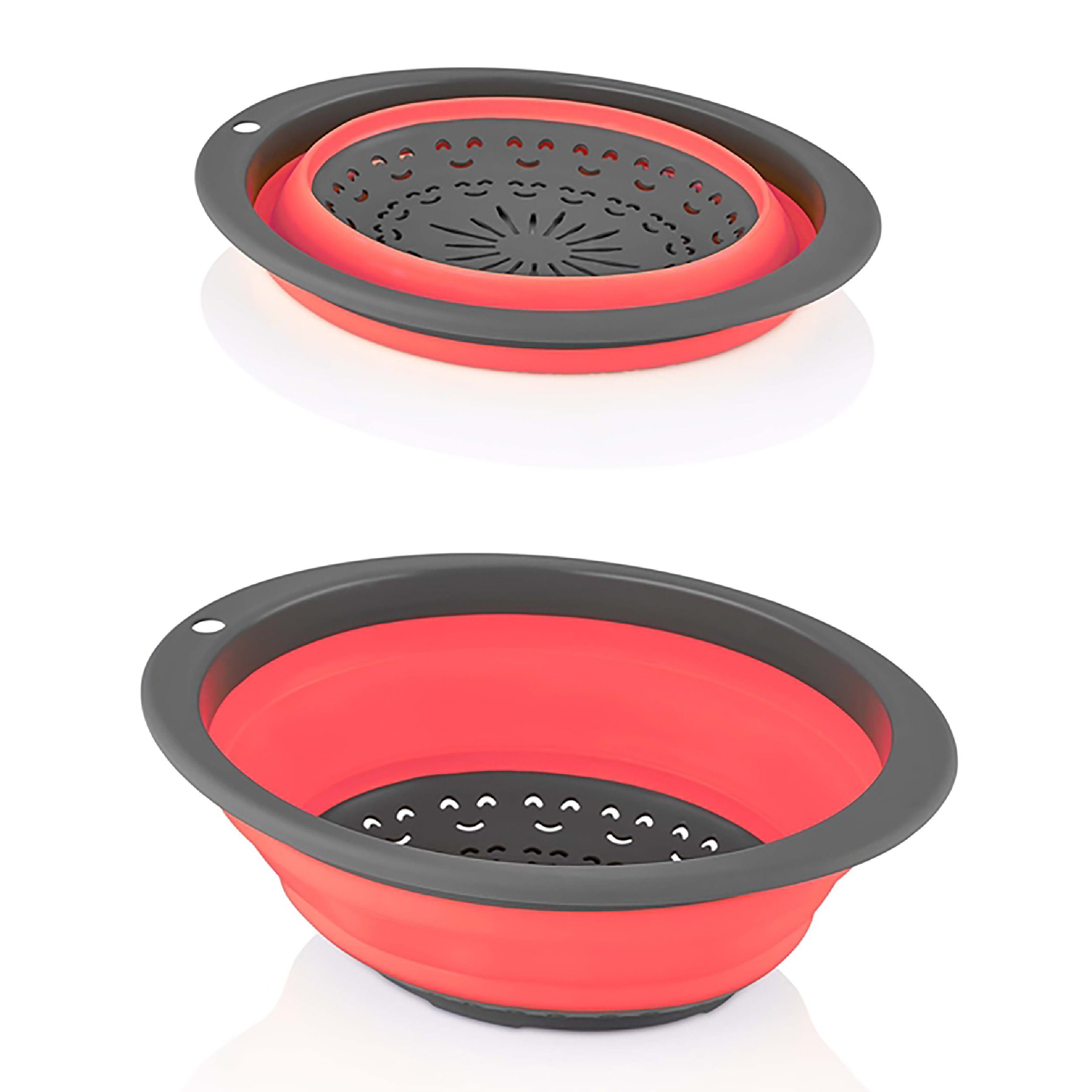 JEEL Küchensieb Sieb, Ellipse, (1-St), BPA Frei, geruchfrei, zum Waschen Obst und Gemüse