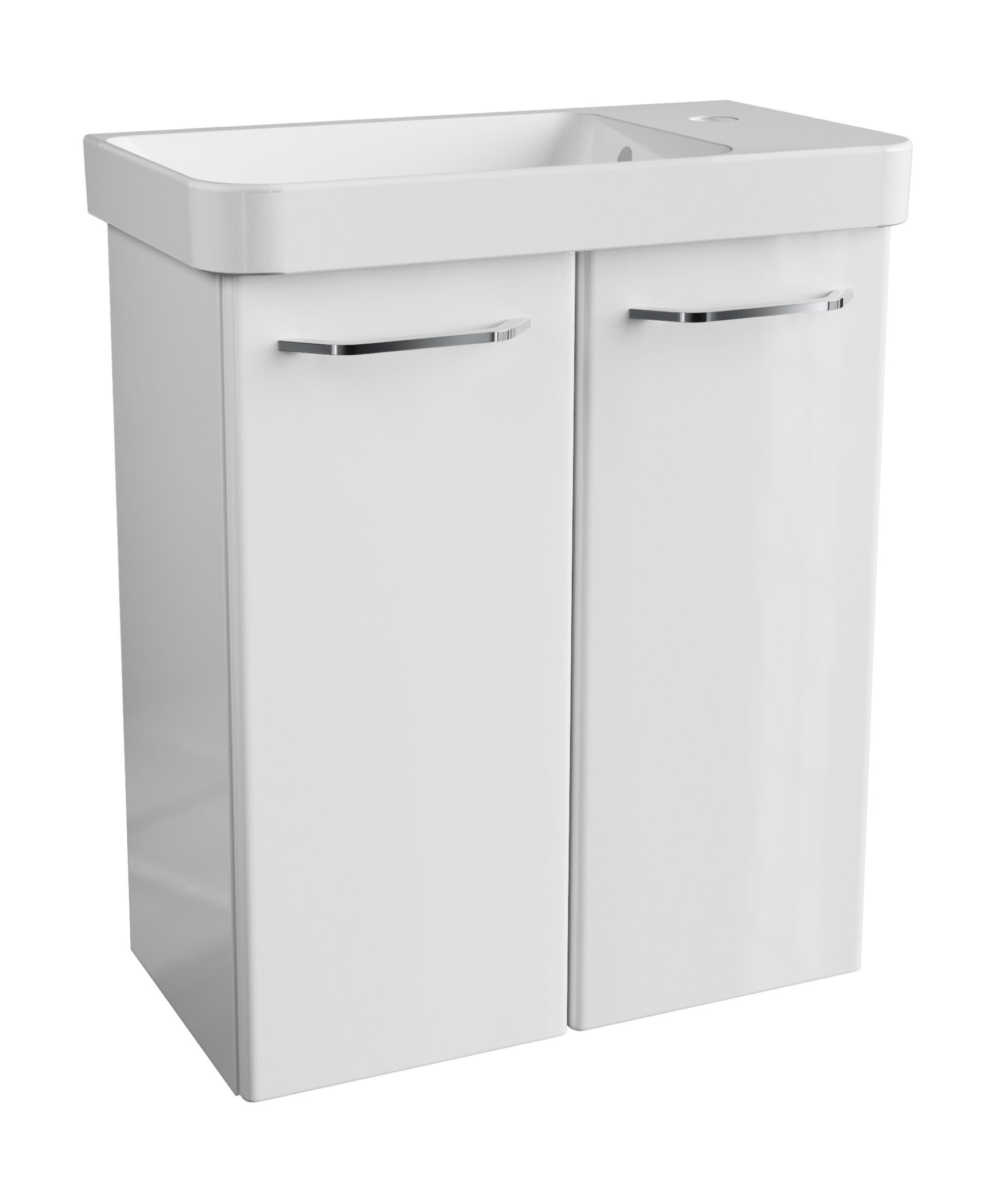 FACKELMANN Badmöbel-Set MILANO Gäste WC Set 2 Teile