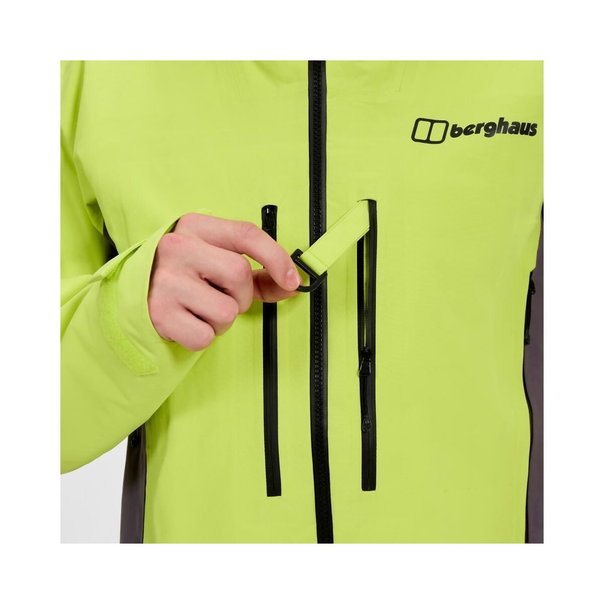 Berghaus Skijacke Extrem Vanguard Gore-Tex Jacke für Herren - Schwarz Hochfunktionale, winddichte Herrenjacke mit Gore-Tex® für maximalen