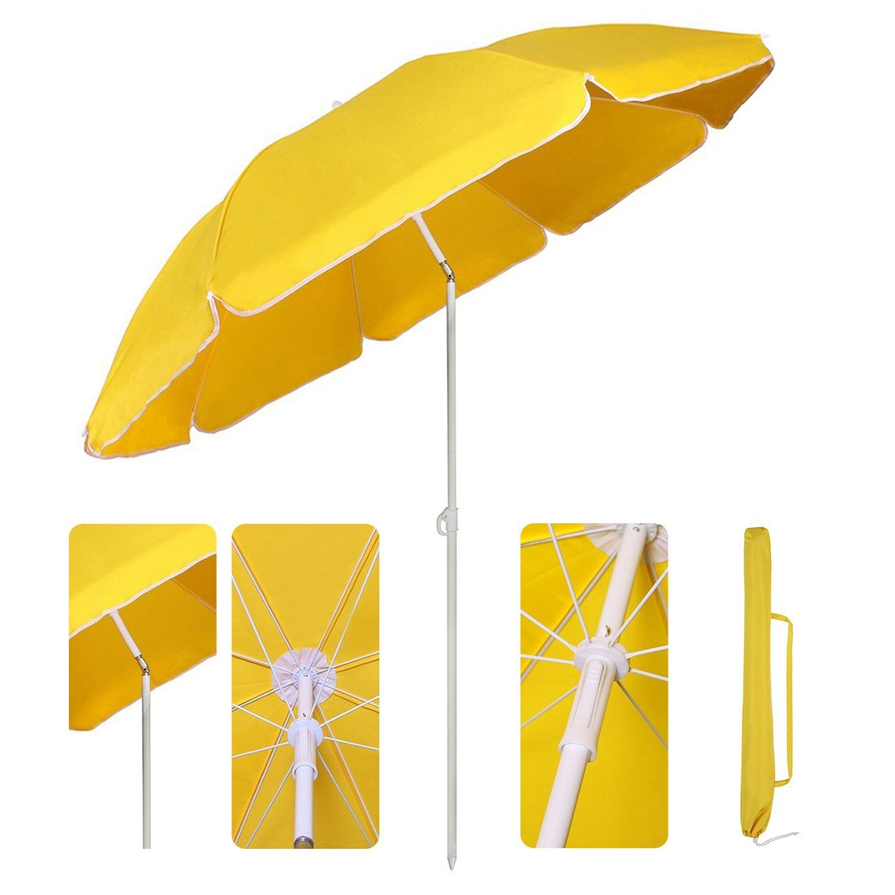 Sekey Sonnenschirm Ø 160 cm Balkonschirm günstig online kaufen
