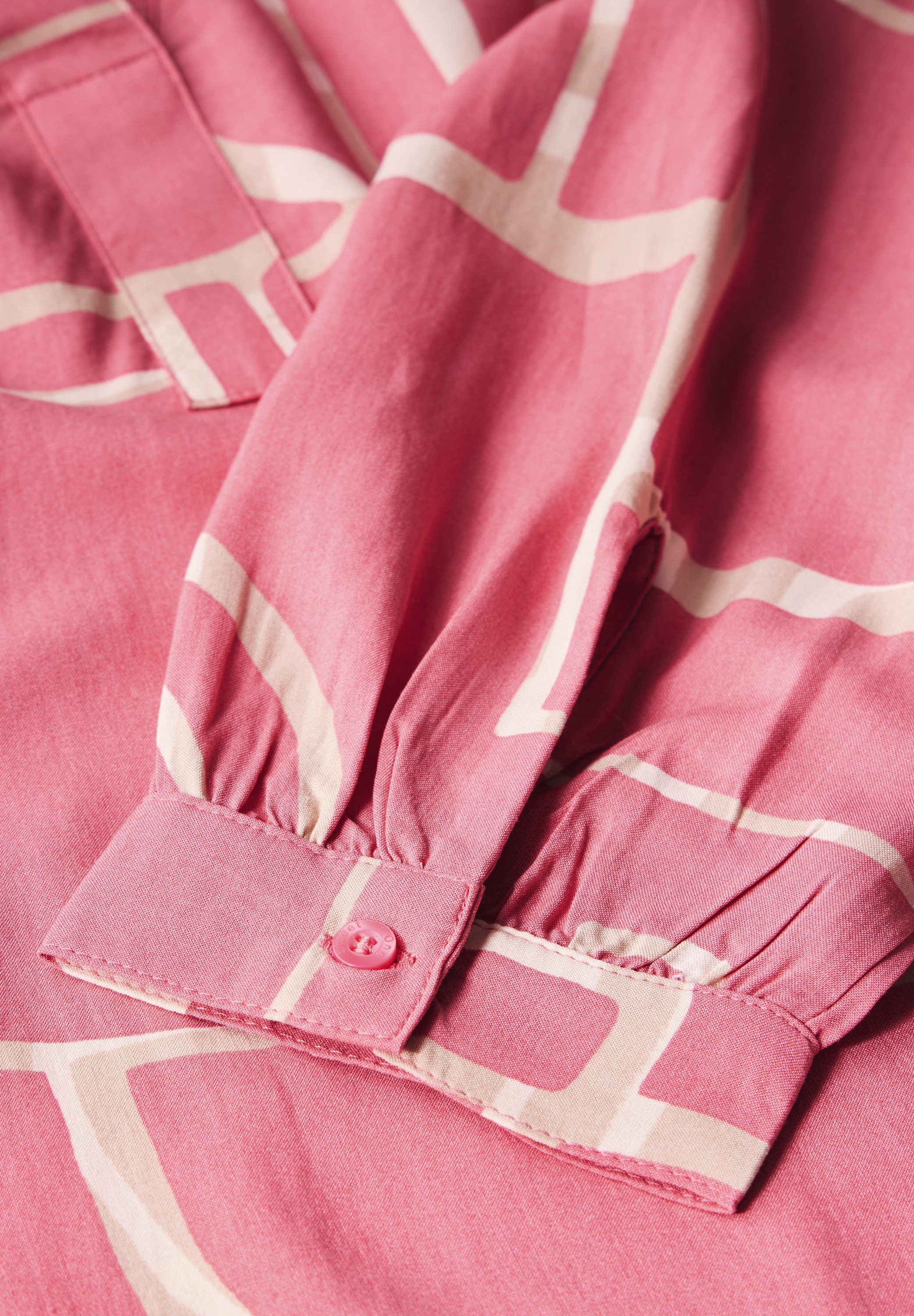 STREET ONE Langarmbluse mit All-Over Print