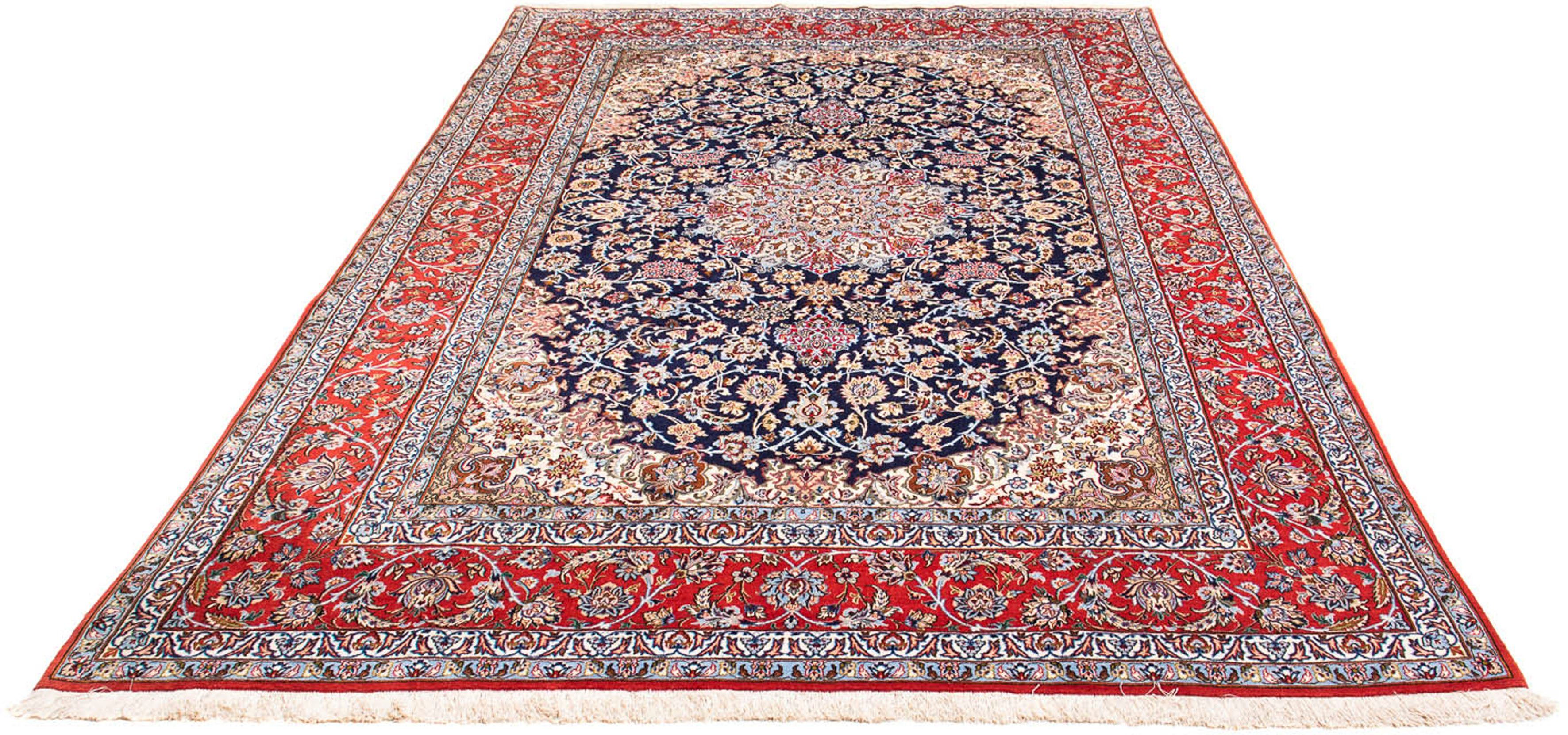 Orientteppich Perser - Isfahan - Premium - 310 x 200 cm - rot, morgenland, rechteckig, Höhe: 6 mm, Wohnzimmer, Handgeknüpft, Einzelstück mit Zertifikat
