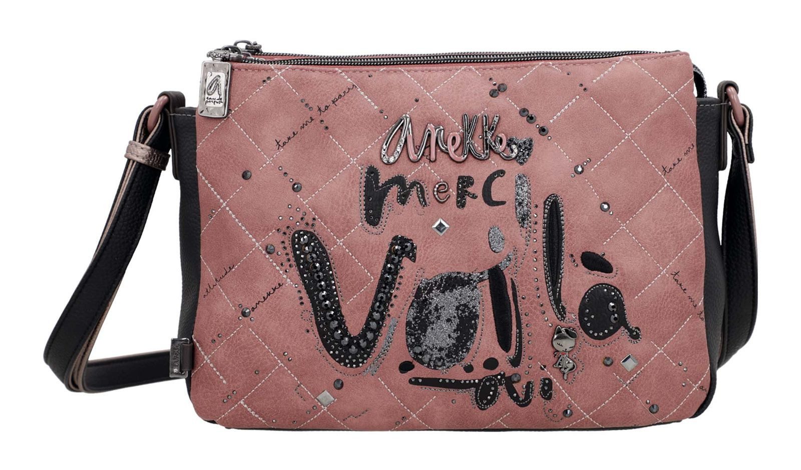 Umhängetasche 3 Compartment Crossbody Bag