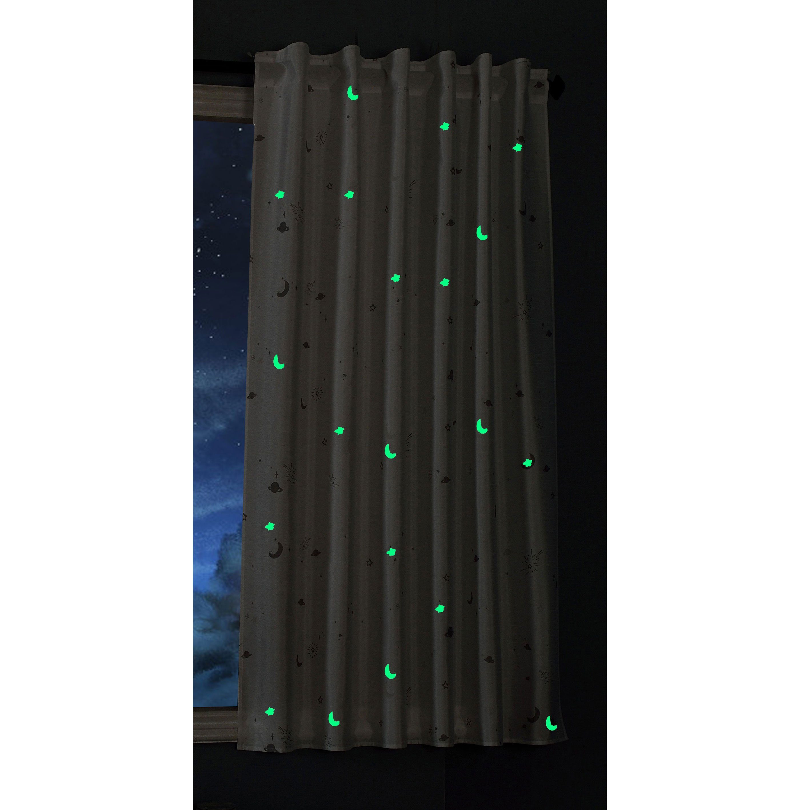 Gardinenbox Vorhang (1 St), Multifunktionsband, blickdicht, Schal blickdich günstig online kaufen