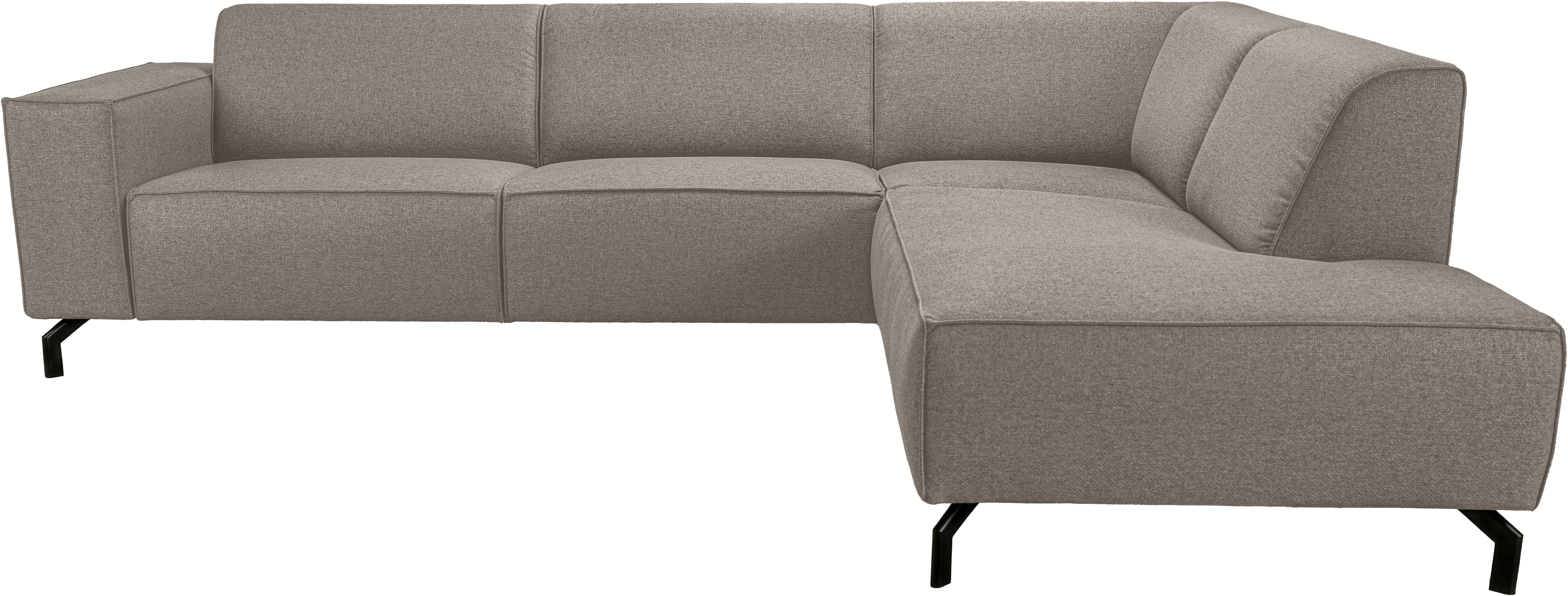 Places of Style Ecksofa "Lorcan, Breite 275 cm, weiches Sitzgefühl", mit sc günstig online kaufen