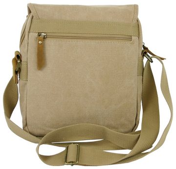 J JONES JENNIFER JONES Messenger Bag - Schultertasche aus Canvas - Umhängetasche 9 Liter Volumen, 25x31x12 cm