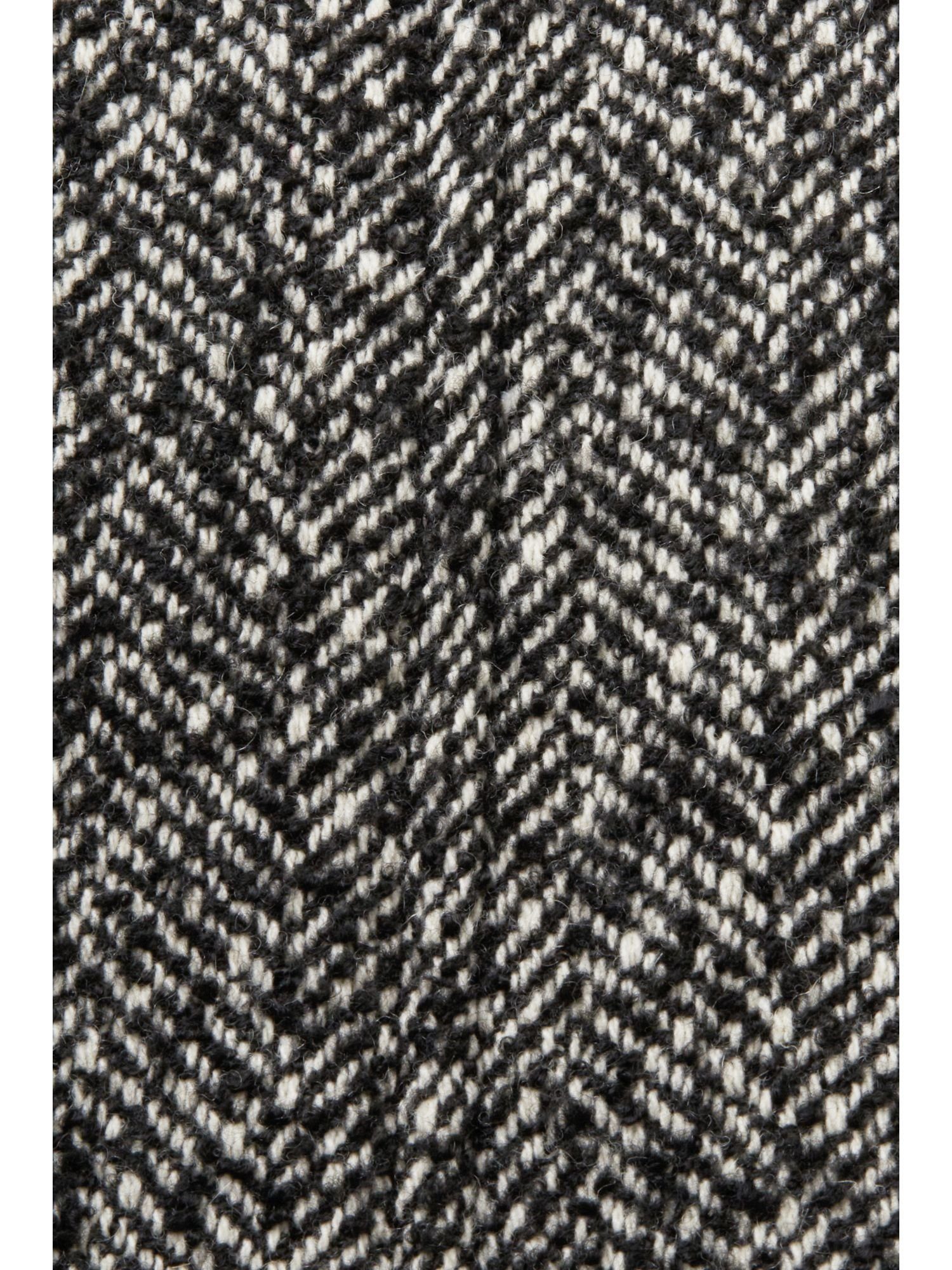 Esprit Collection Wollmantel Mantel aus im Wollmix Fischgrat-Design