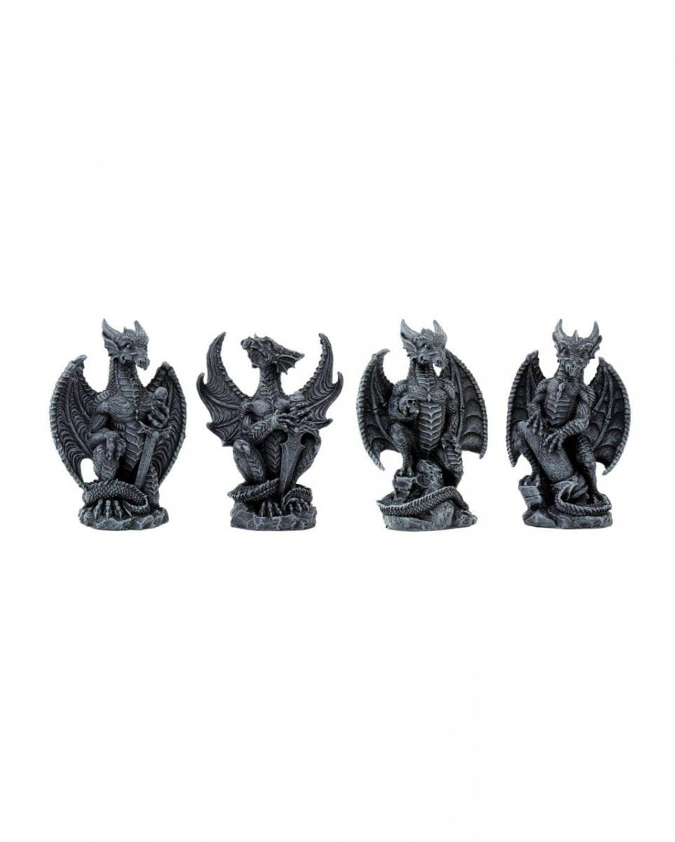 Horror-Shop Dekofigur Gothic Drachen 10cm stehend günstig online kaufen