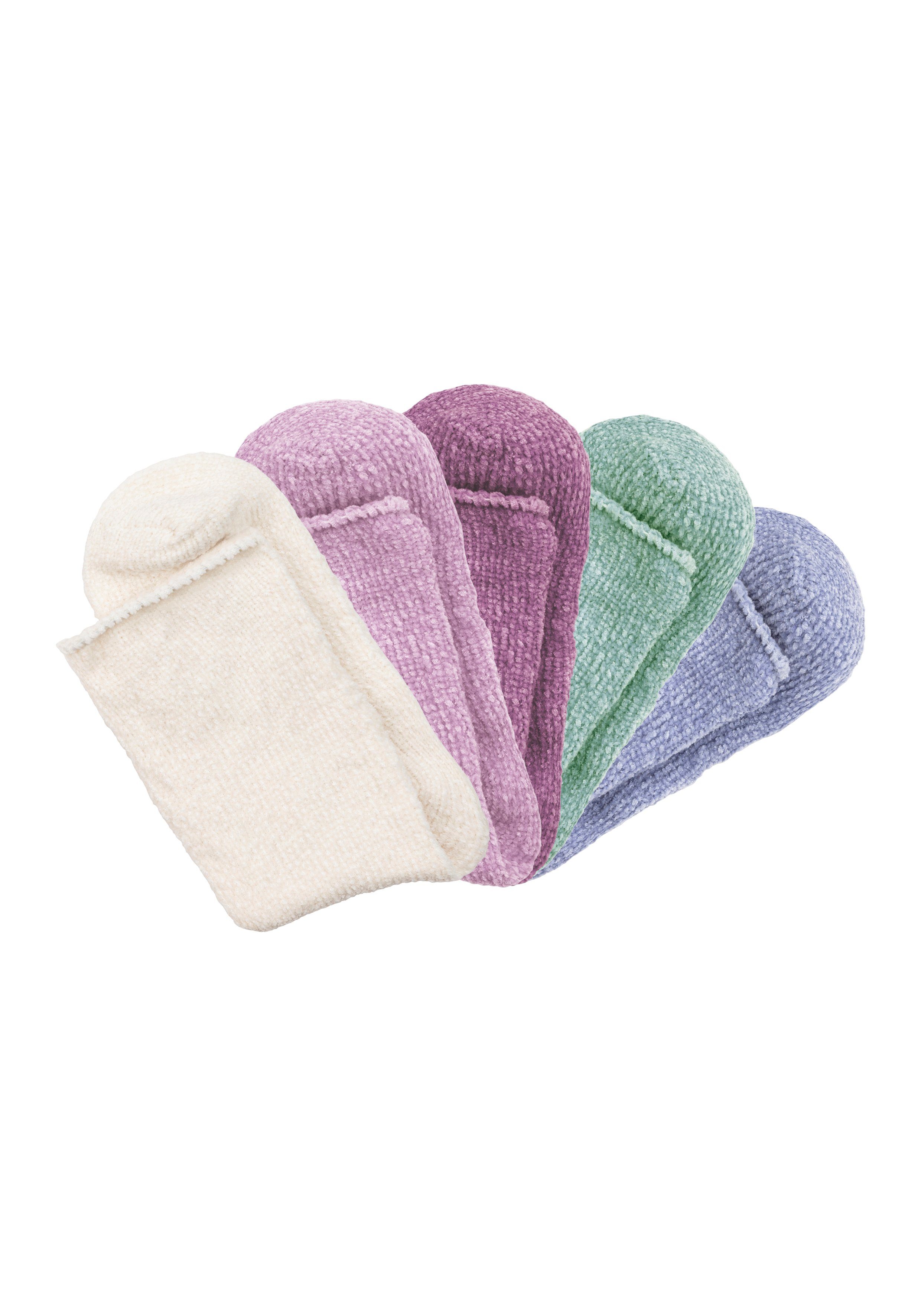 Lavana Kuschelsocken (Packung, 5-Paar) ideal als Bettsocken günstig online kaufen