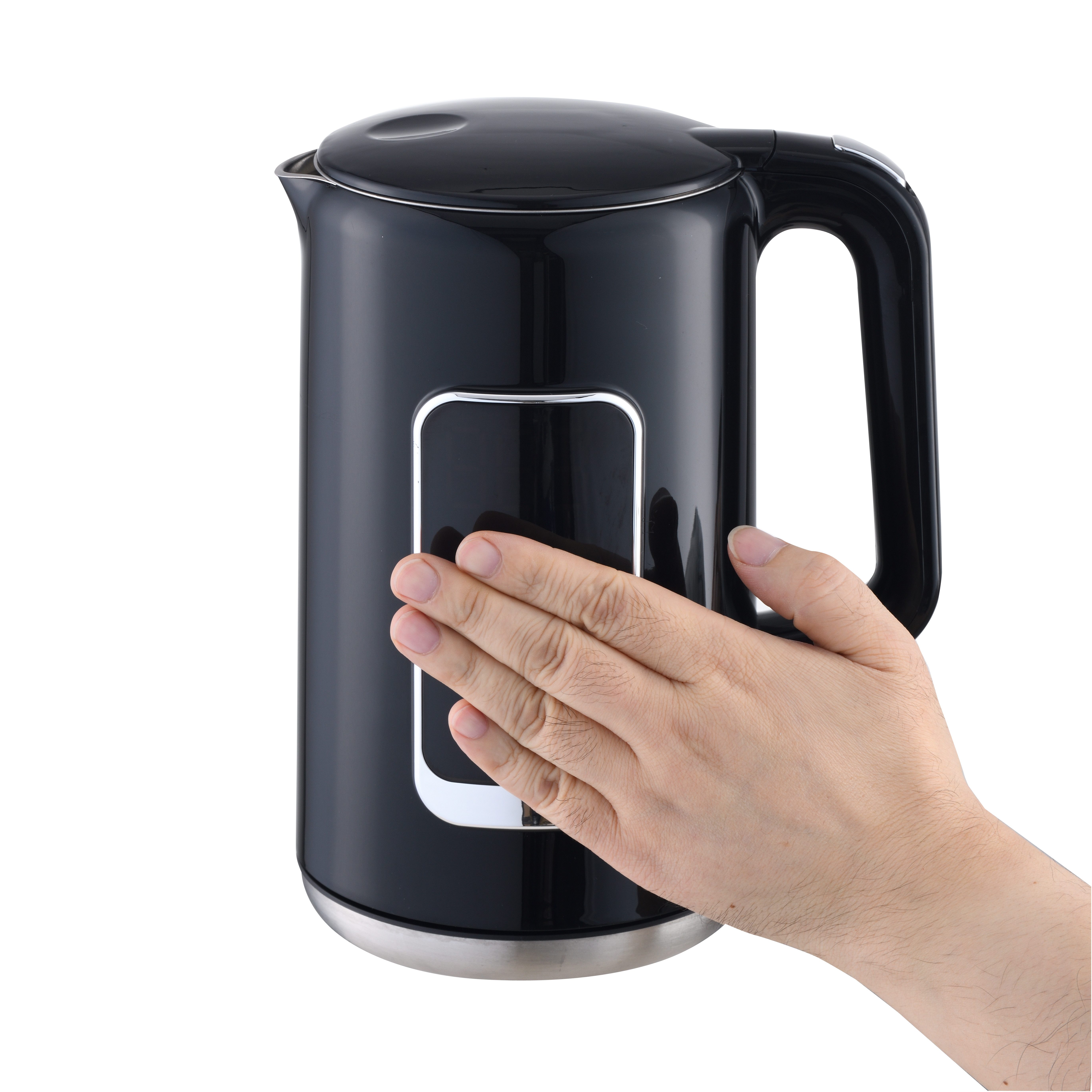 LMG Germany Wasserkocher Wasserkocher 2200 Watt 40–100 °C Digitalbildschirm Warmhaltefunktion, 2200 W, Cool-Touch-Gehäuse, Edelstahl innen, Temperaturwahl, Warmhaltefunktion