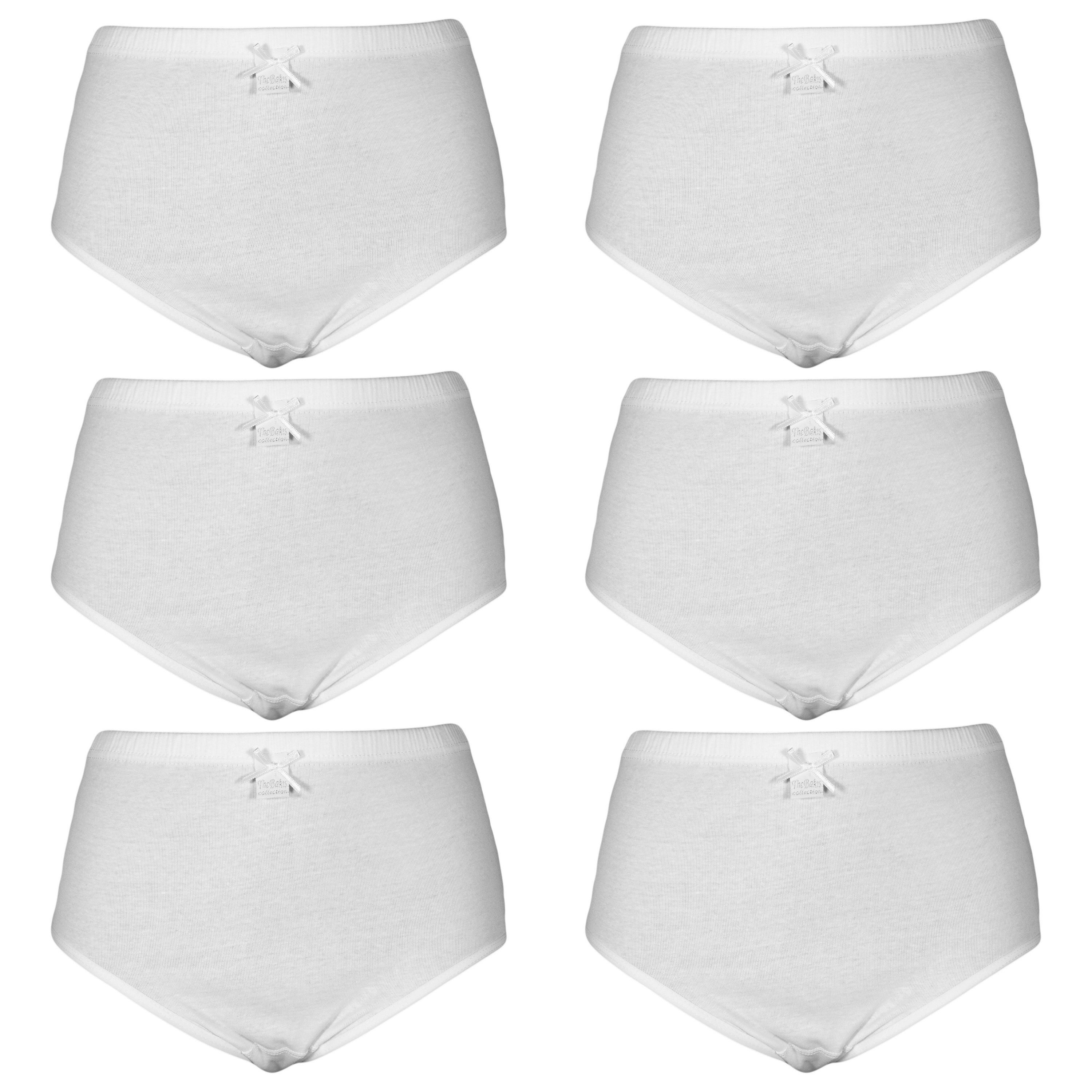 TEXEMP Taillenslip 6er Pack Damen Slips Baumwolle Slip Schlüpfer Höschen Un günstig online kaufen