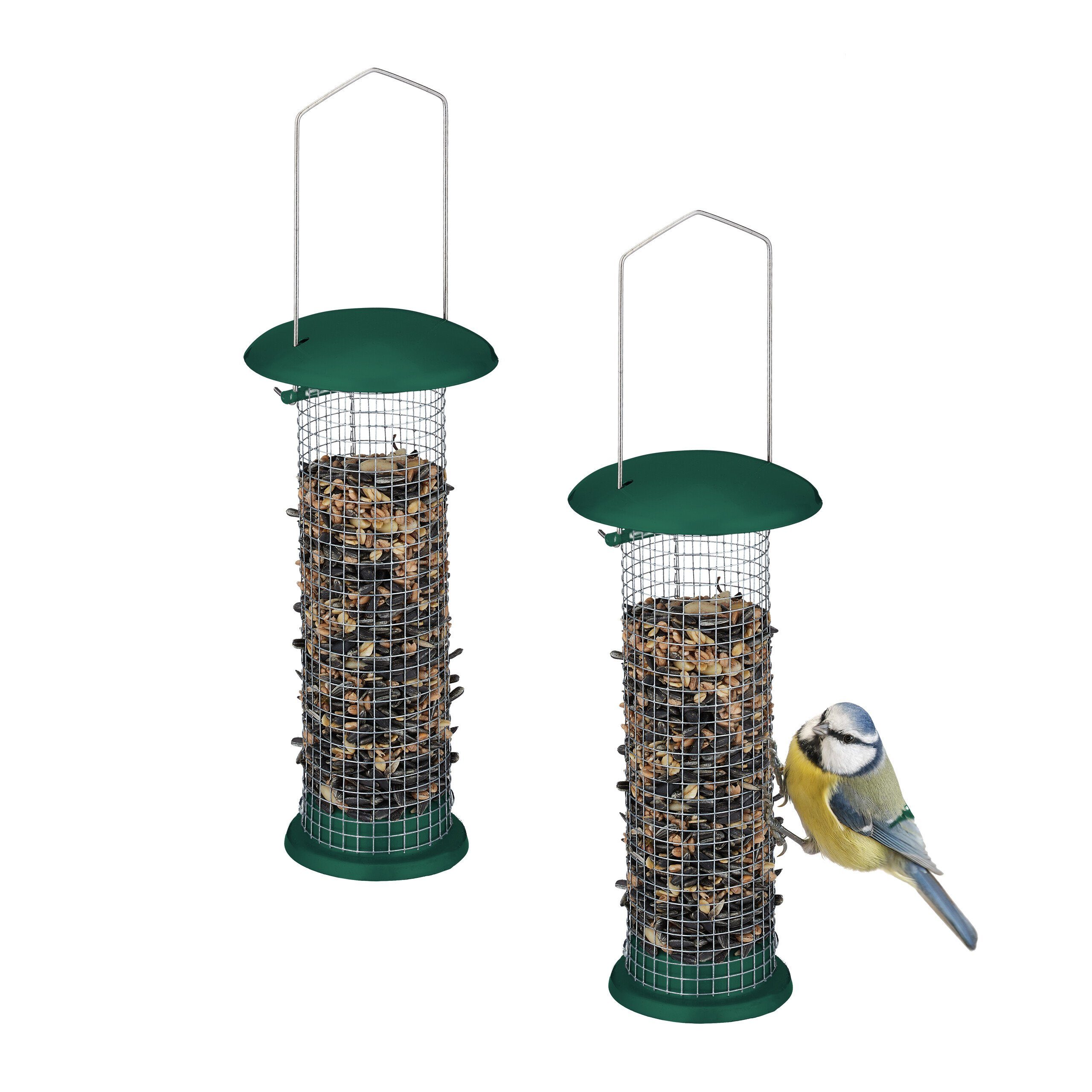 Futterspender Vogelfutterstation 2er Set zum Aufhängen