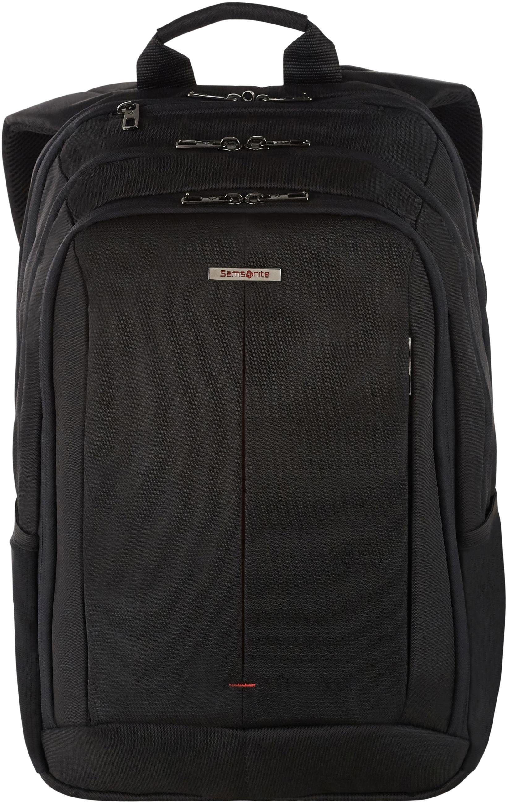 Samsonite Laptoprucksack Guardit 2.0, black, M, Freizeitrucksack Schulrucksack Cityrucksack Arbeitsrucksack