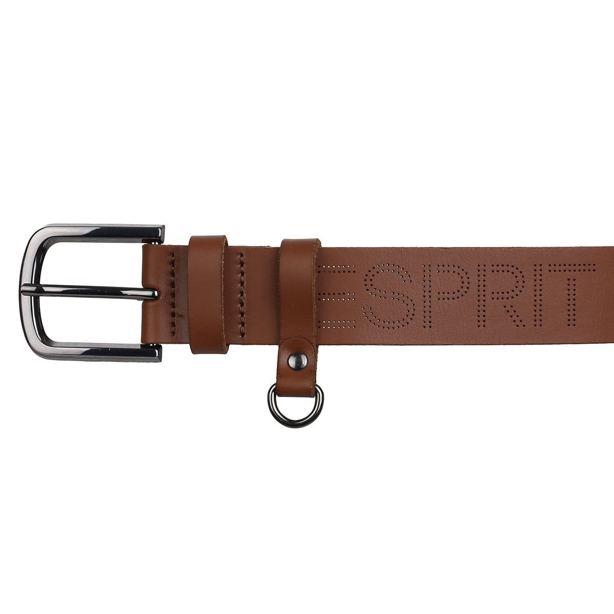 Esprit Ledergürtel brauner Damen Leder Gürtel mit Dornschließe 070EA1S302-225