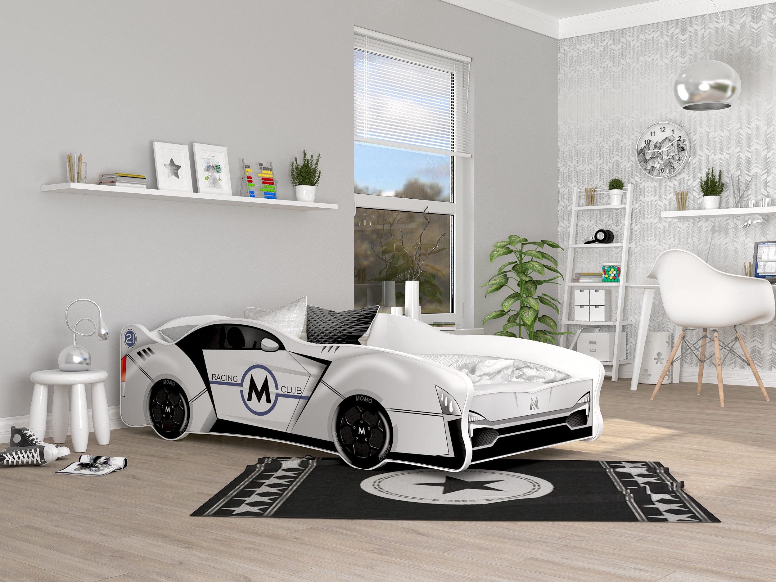 AJKmeble Autobett Kinderbett Jugendbett 80x160cm Gamerbett günstig online kaufen