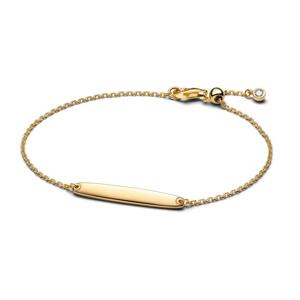 Pandora Bettelarmband Pandora Moments Gravierbares Stab Kettenarmband 564010C01-18 (1-tlg)