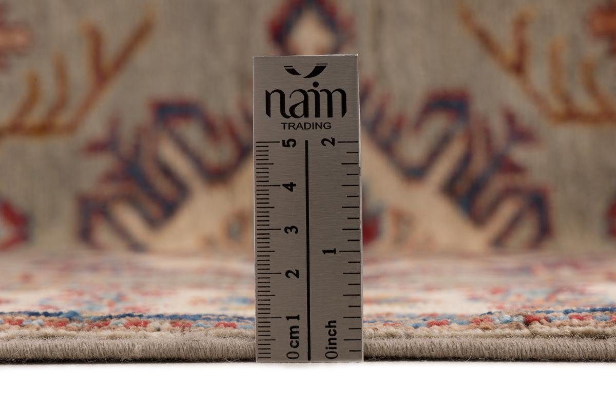 5 Höhe: mm Handgeknüpfter Nain Trading, Kazak Orientteppich, rechteckig, 88x124 Orientteppich Super
