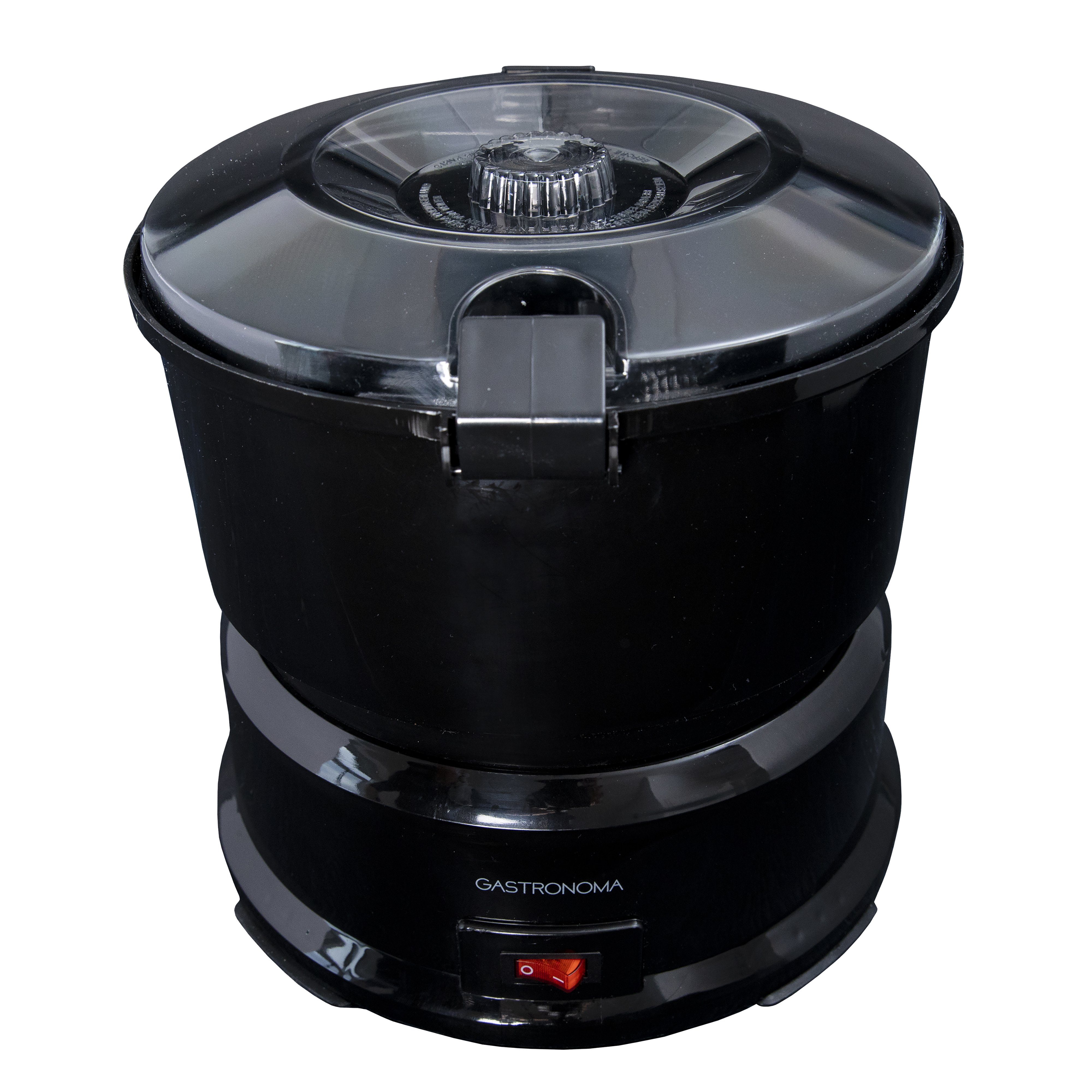 GASTRONOMA Akku-Smoothie-Maker 18220001, El. Kartoffelschäler (1kg) & Salatschleuder (2-in-1)