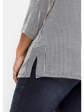 Sheego T-Shirt Große Größen mit 3/4-Arm