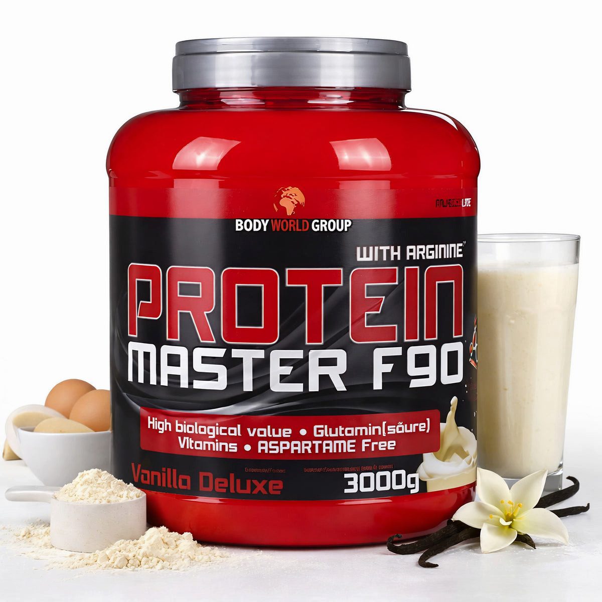 BWG BWG Muscle Line Protein Master F90 Pulver, 1 er 3000 g