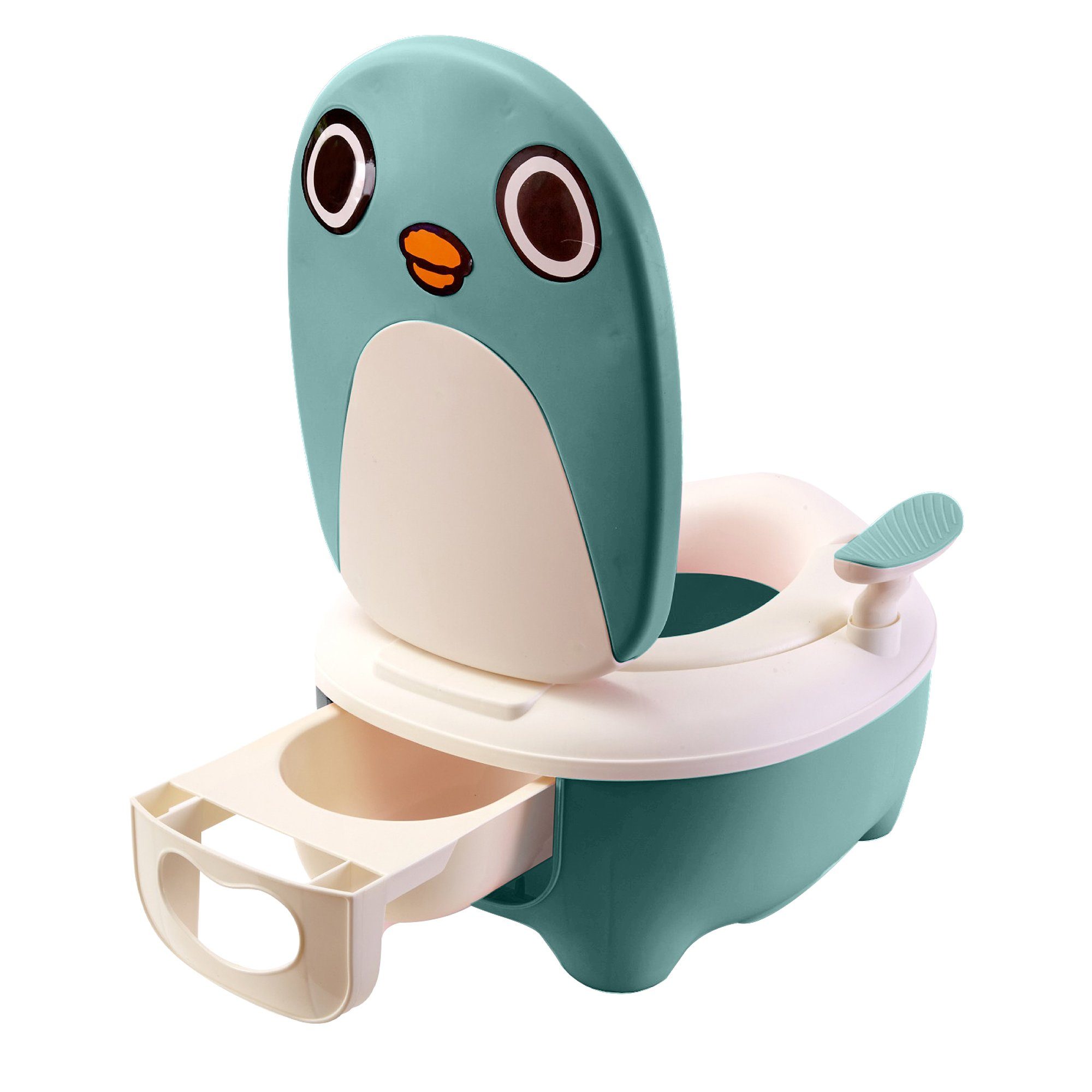 wuuhoo Toilettentrainer Mini Toilette Pingu für kleine Kinder, Töpfchen und Kinder-WC für Babys und Kleinkinder