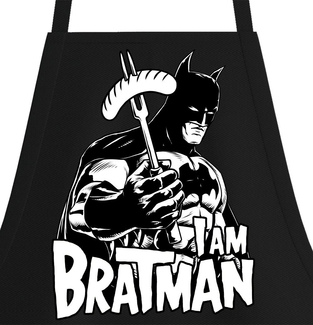 Youth Designz Grillschürze I AM BRATMAN Herren Schürze Männer Grillschürze, günstig online kaufen
