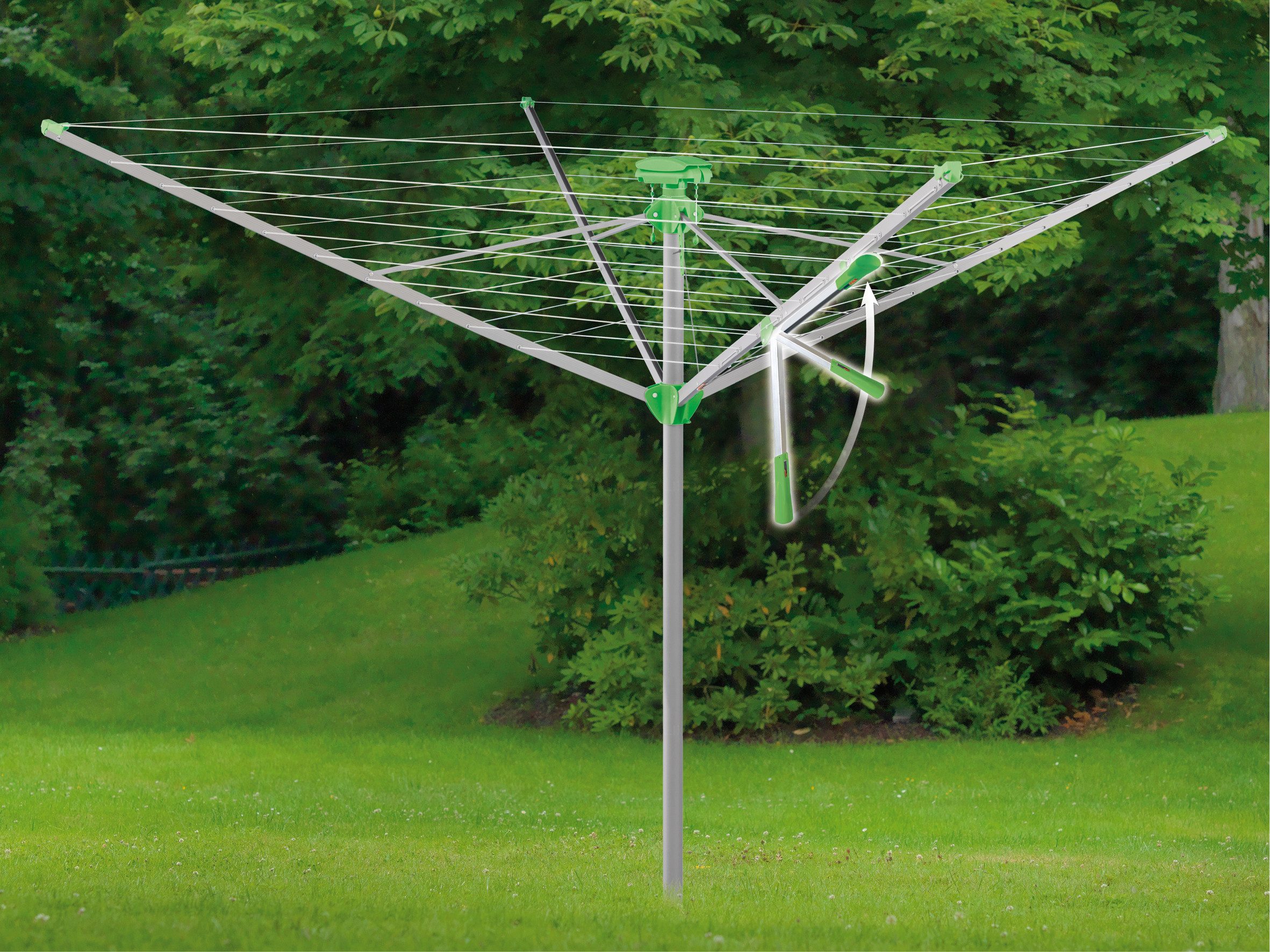 Juwel Wäschespinne Juwel Wäschespinne Novaplus 500 Easy (Wäscheschirm, 2,95 m, Automatik