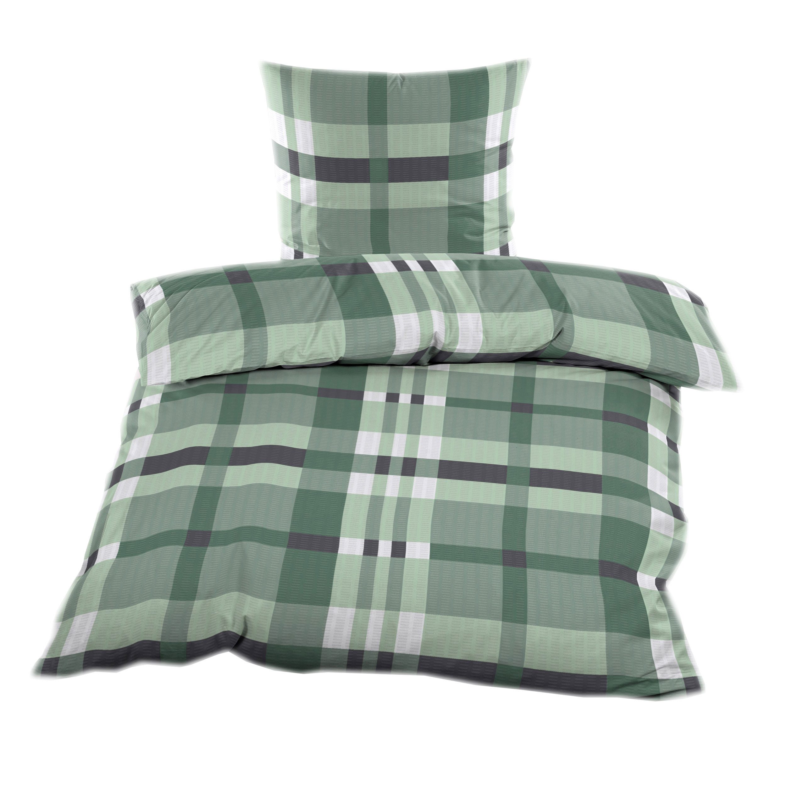 Casa Colori Bettwäsche Seersucker Bettwäsche 135x200 Küstenliebe, Seersucke günstig online kaufen