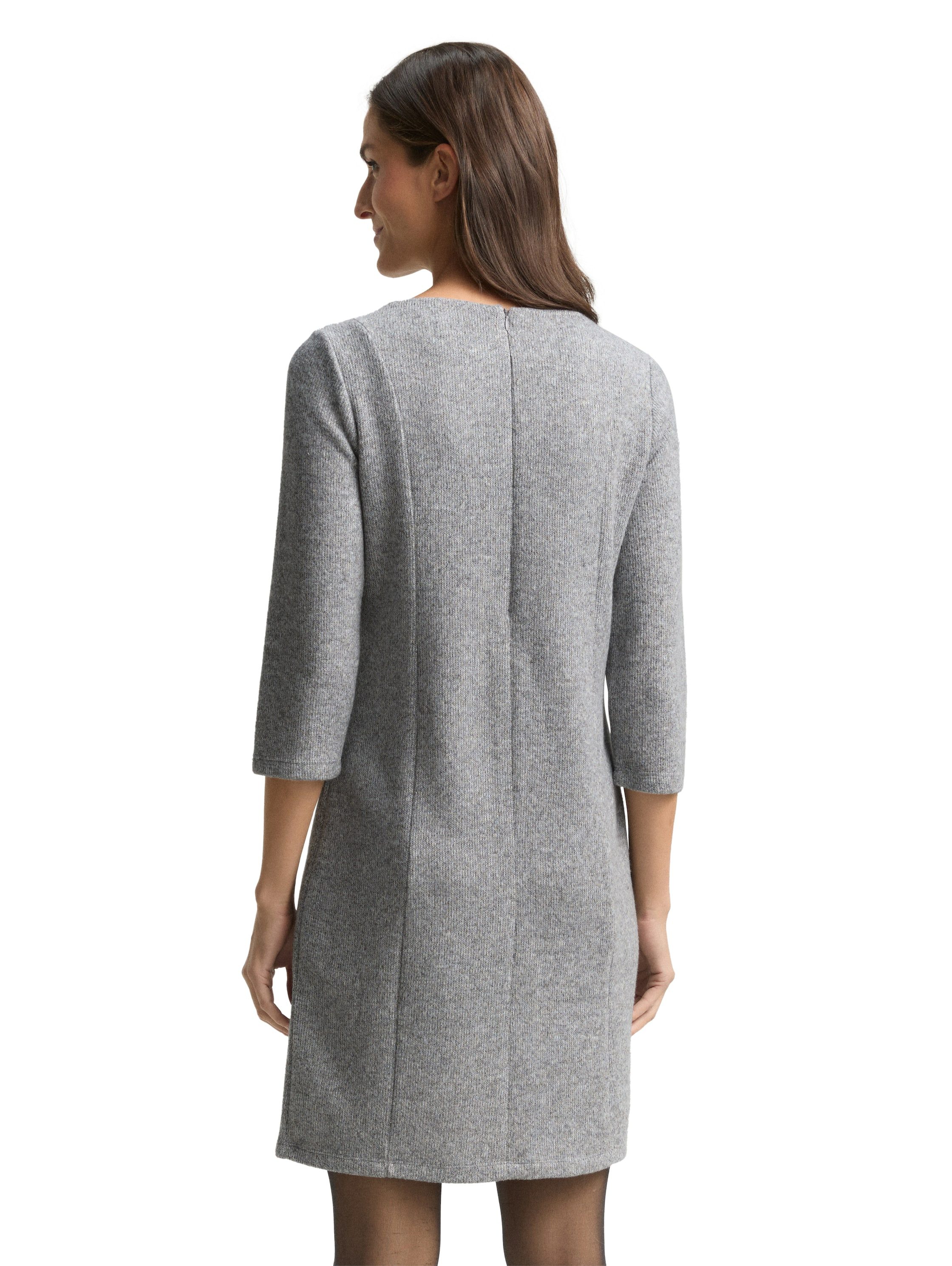 TOM TAILOR Strickkleid 3/4-Arm, Midi-Länge günstig online kaufen