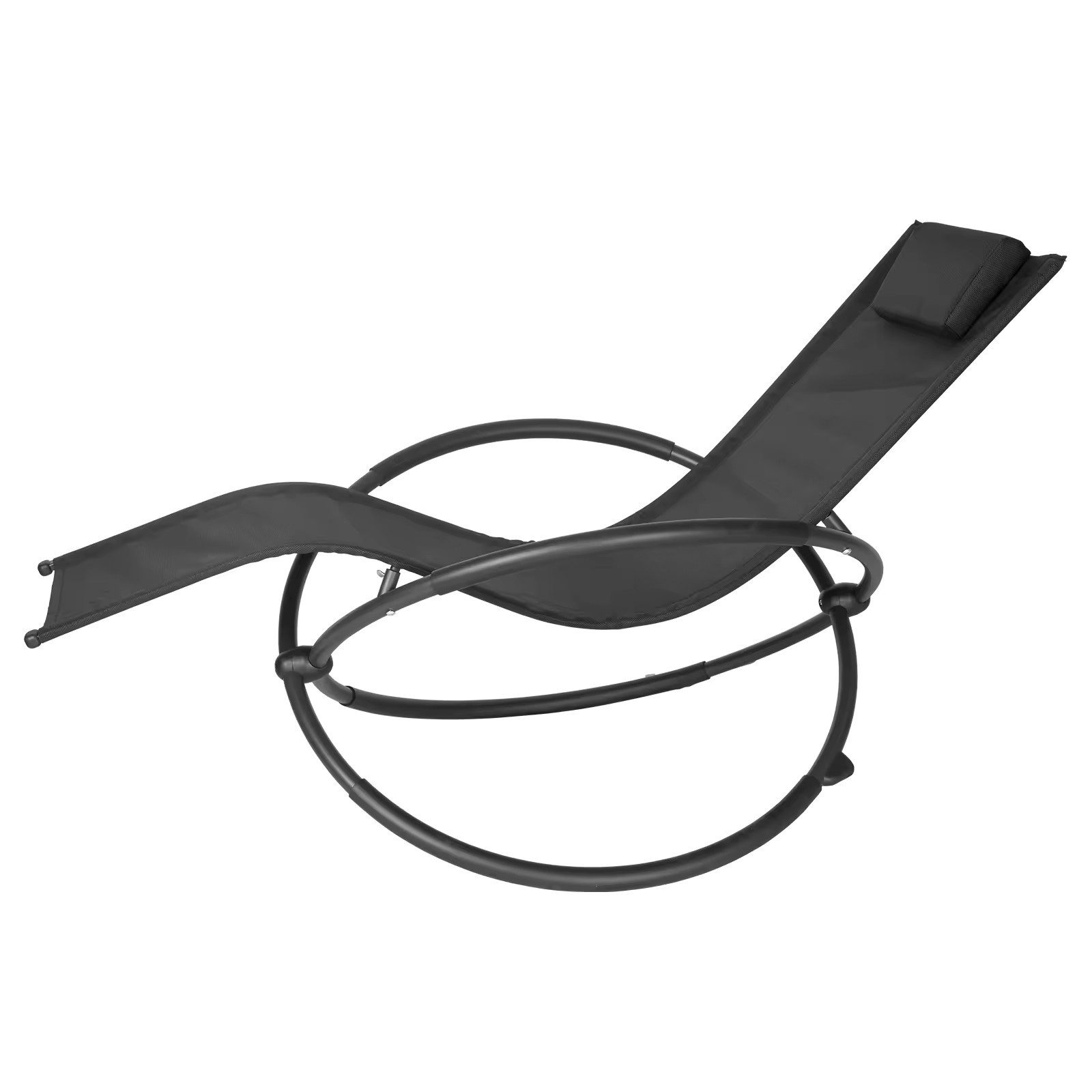 ibettertec Schaukelstuhl Eleganter Stuhl,Schaukelstuhl,Sonnenliegenstuhl,Liegestuhl
